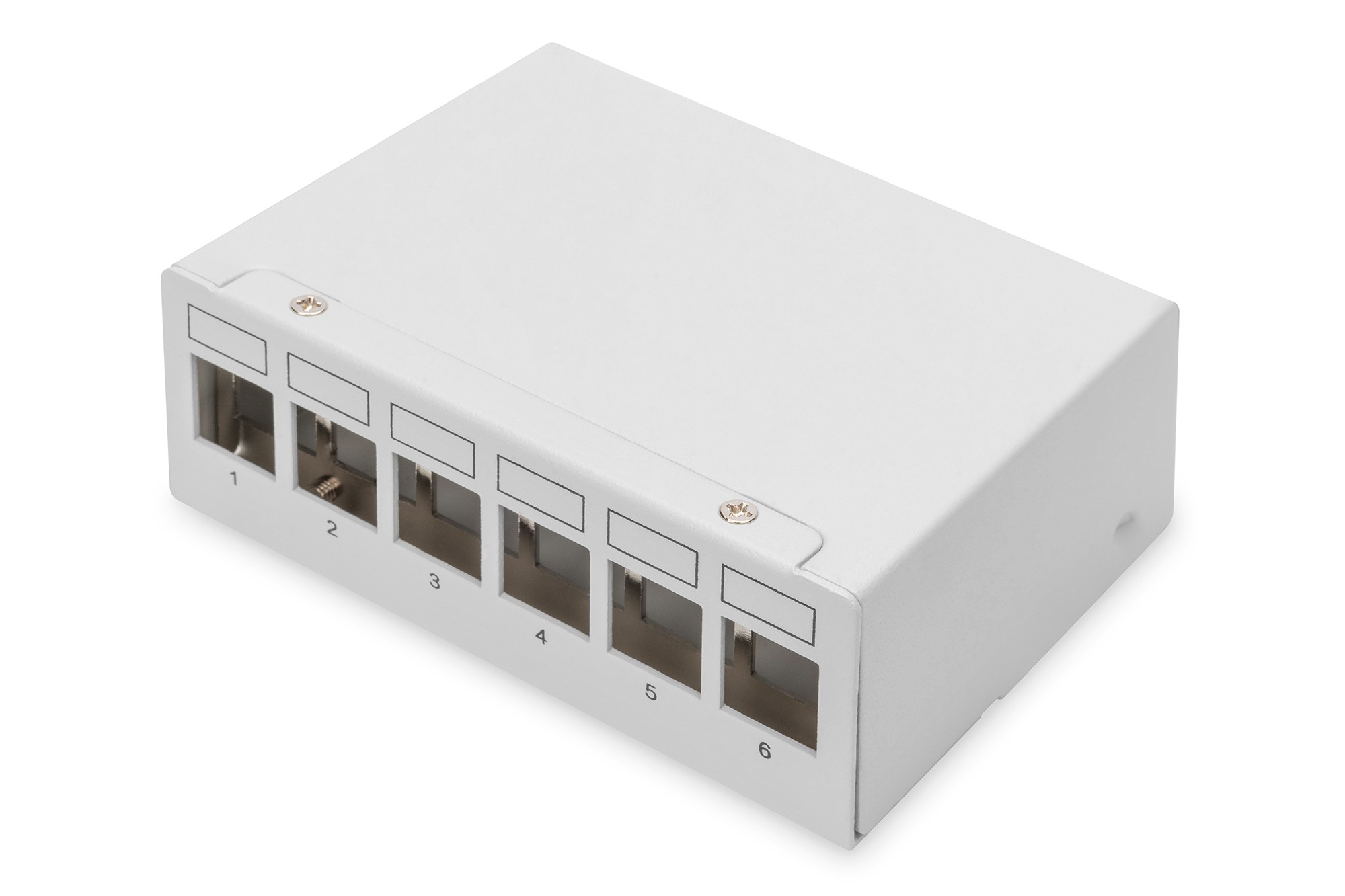 Digitus Desktop Modular Blank Patch Panel Schermato 6 Porte