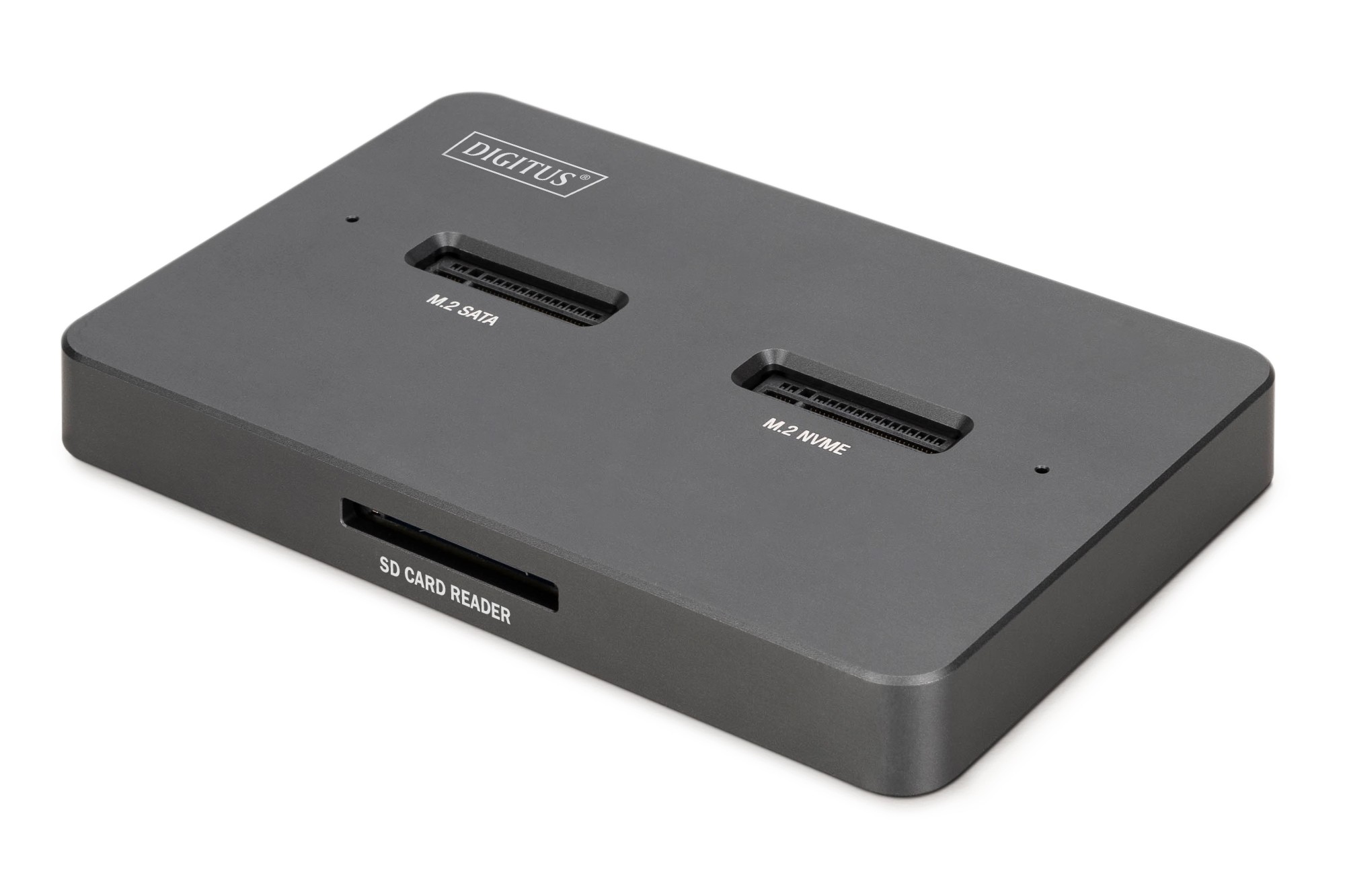 Digitus Docking Station Per Unit? Ssd M.2 Nvme + M.2 Sata Con Lettore Di Schede Sd Express Usb-C
