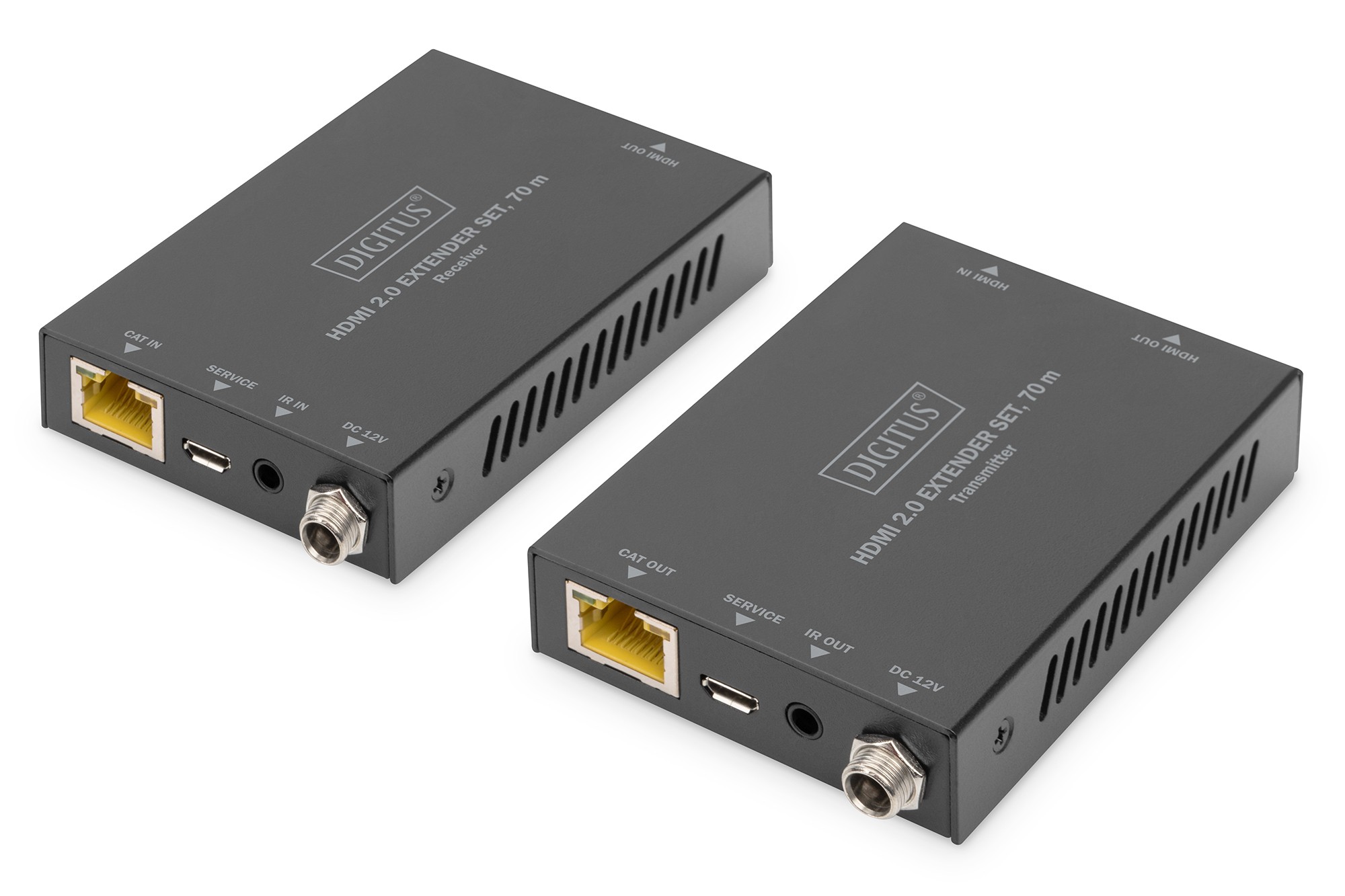 Digitus Set Estensore Hdmi 4K/60Hz 70 M