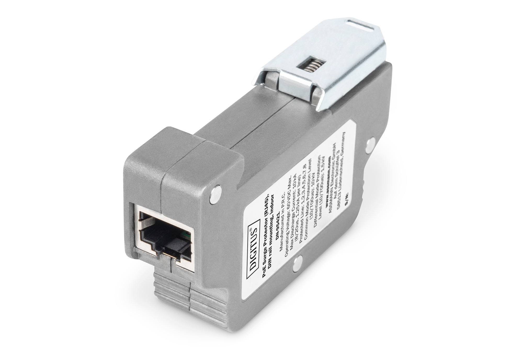 Digitus Surge Protector Poe (Rj45) Montaggio Su Guida Din Indoor