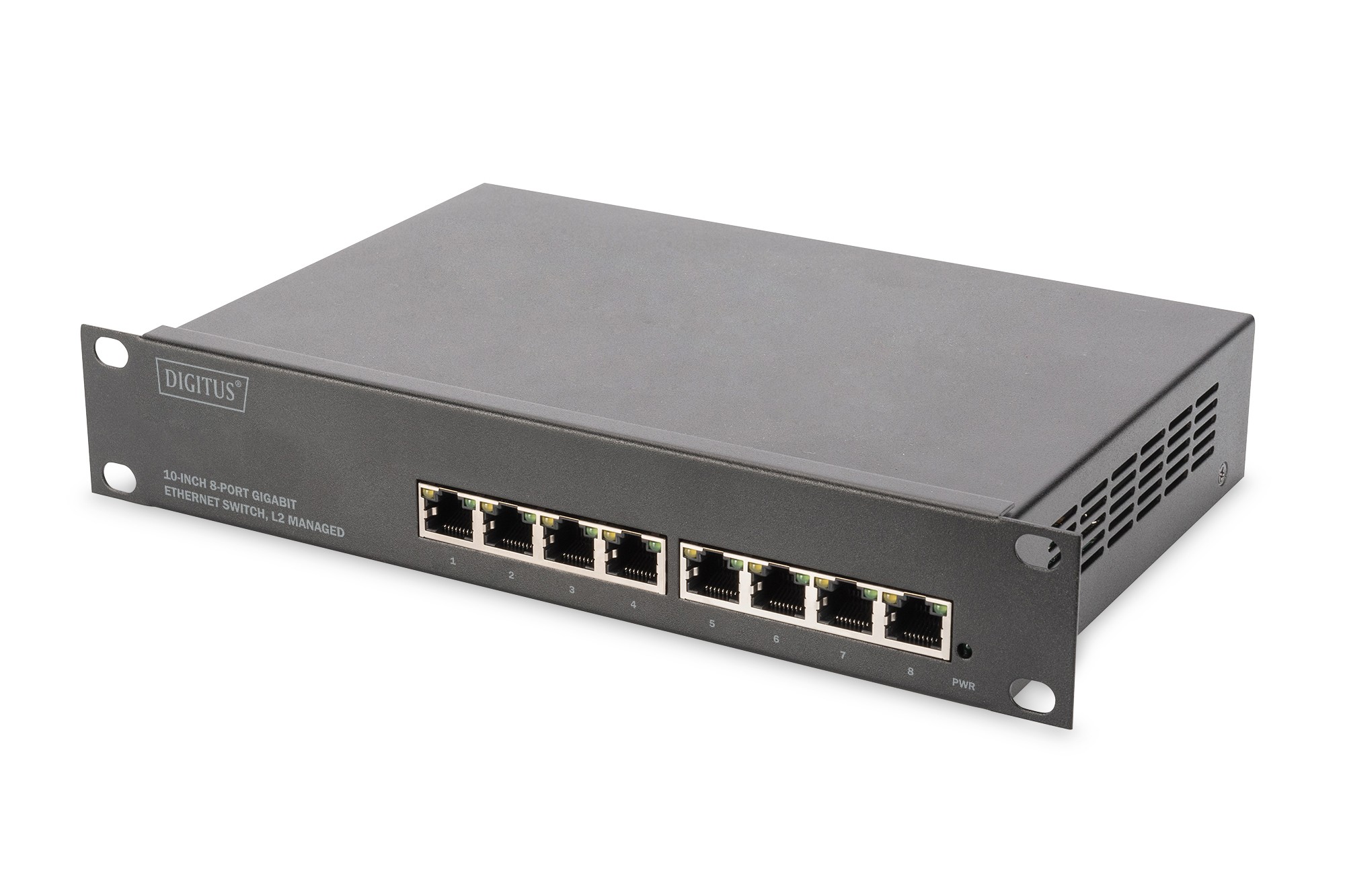 Digitus Switch Gigabit Ethernet Da 8 Porte A 10 Pollici Gestito L2+