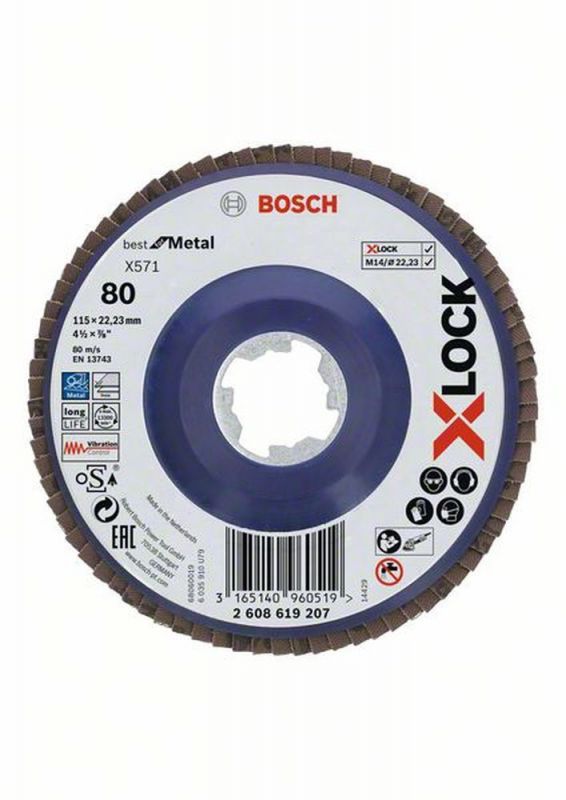 Dischi Lamellari Bosch X-lock D115 G.80