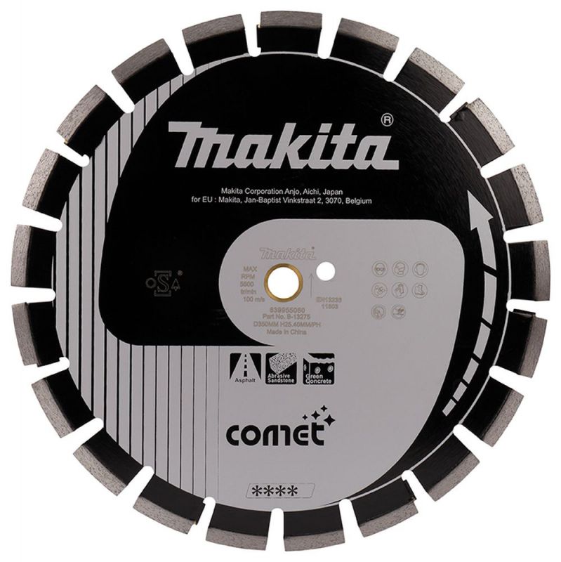Disco Da Taglio Diamantato Makita Comet Asphalt 400x25,4 Mm B-42905