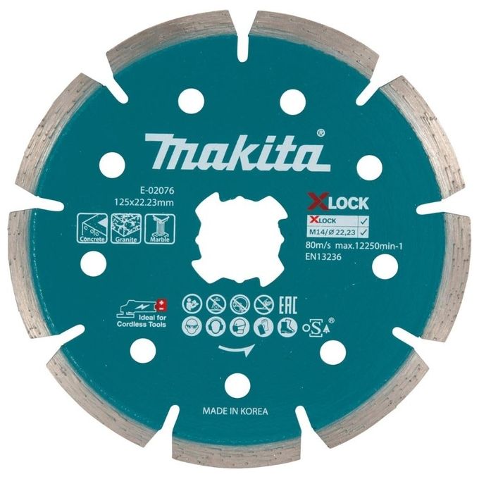 Disco Diamantato X-lock 125mm Makita E-02076