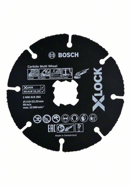 Disco Taglio Bosch X-lock Expert Carbide Multi Wheel