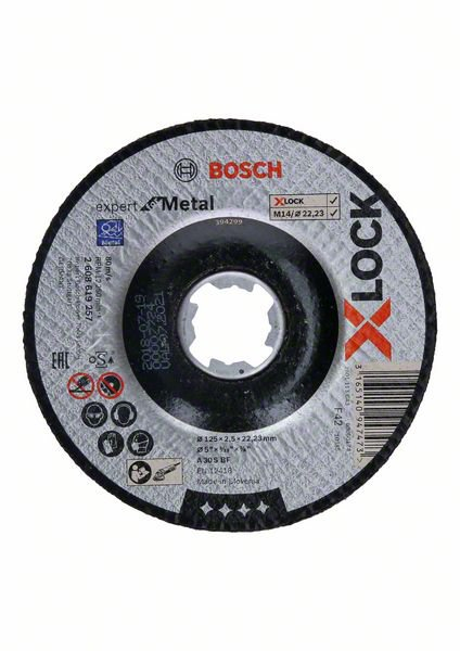 Disco X-lock 125x1 Multicostruzione - 2608619269 - Bosch Disco X-lock 125x1 Multicostruzione - 2608619269 - Bosch