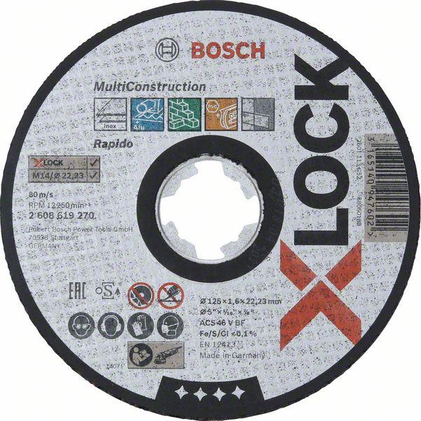 Disco X-lock 125x1,6 Multicostruzione - 2608619270 - Bosch
