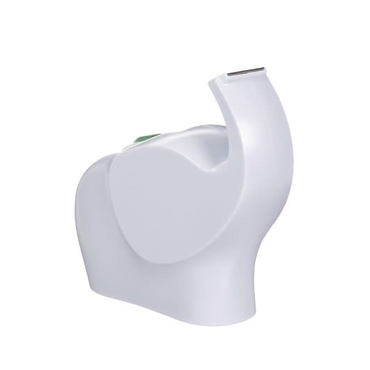 Dispenser per nastro adesivo Scotch Magic - Per rotoli fino a 19 mm x 889 m - Include 1 rotolo di nastro adesivo - Forma a elefante - Bianco