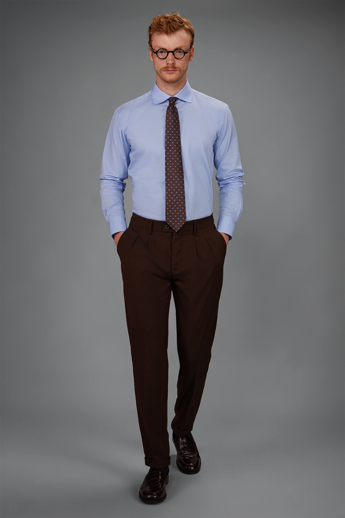 Doppelganger - Camicia classica uomo 100% cotone