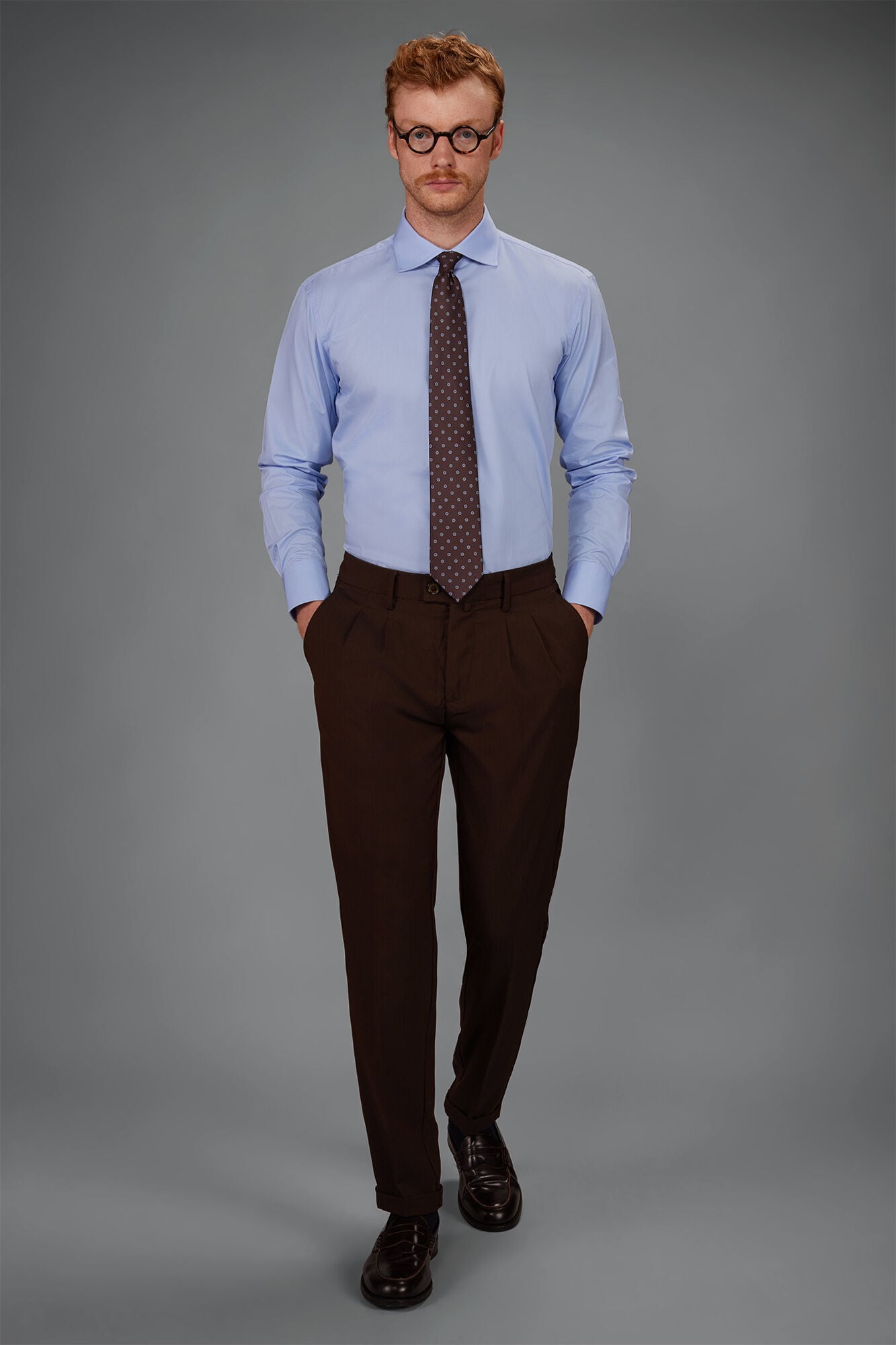 Doppelganger - Camicia classica uomo 100% cotone