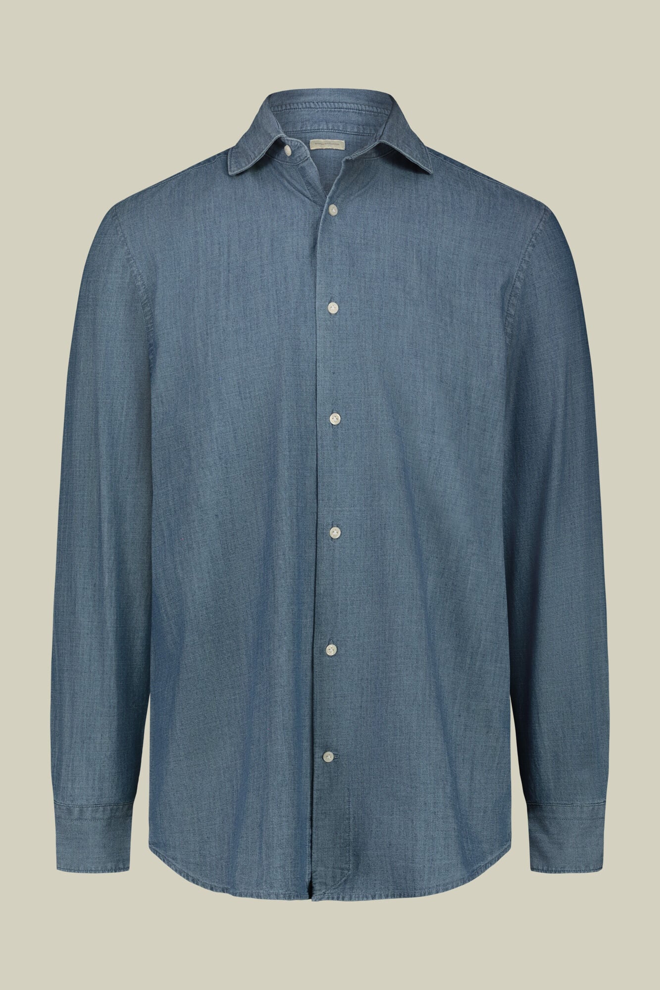 Doppelganger - Camicia uomo 100% cotone denim regular fit