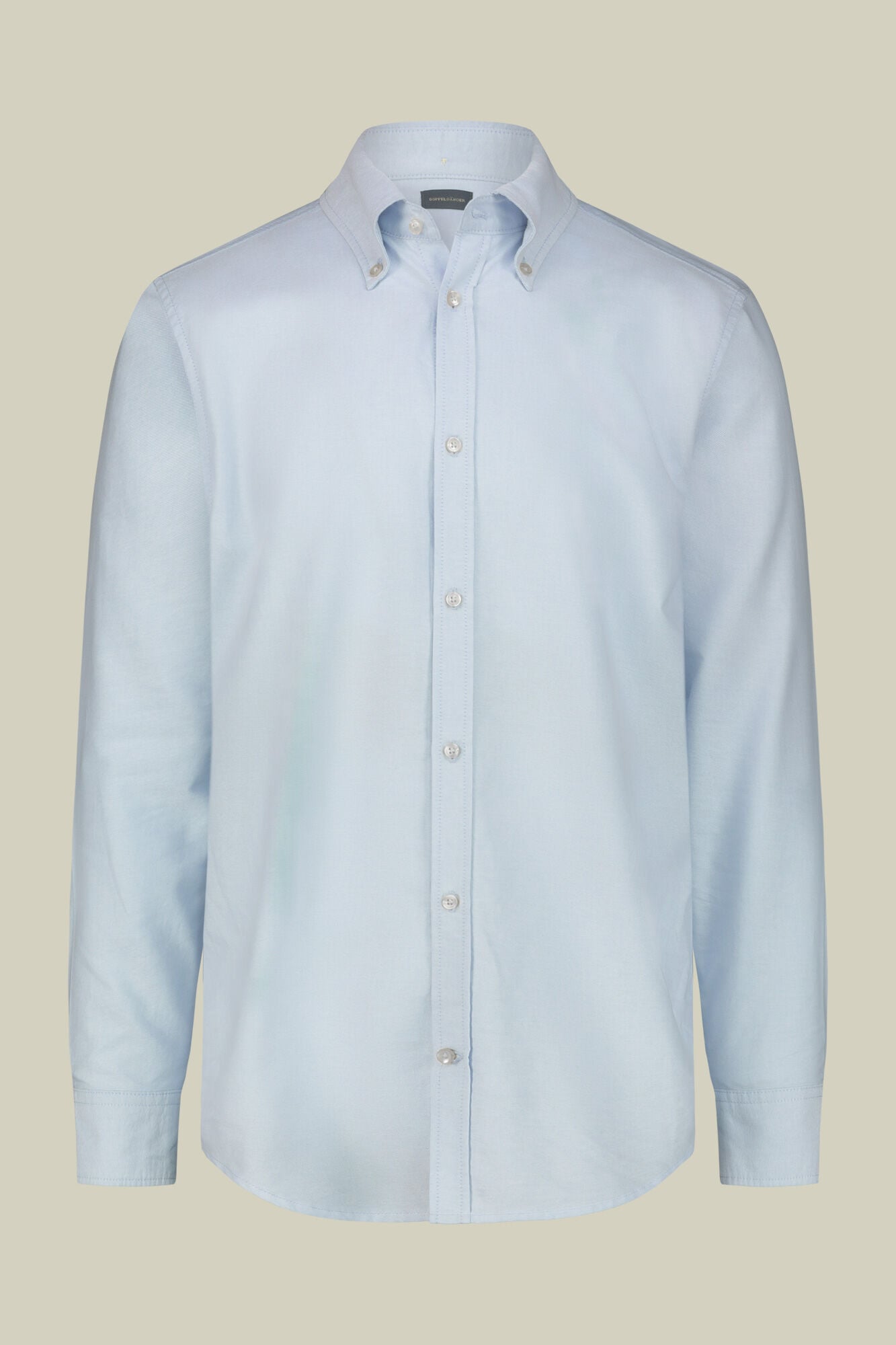 Doppelganger - Camicia uomo 100% cotone Oxford tinta unita collo button down Doppelganger - Camicia uomo 100% cotone Oxford tinta unita collo button down