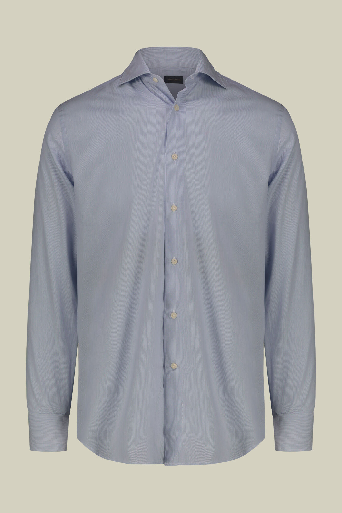 Doppelganger - Camicia uomo 100% cotone rigato tinto in filo