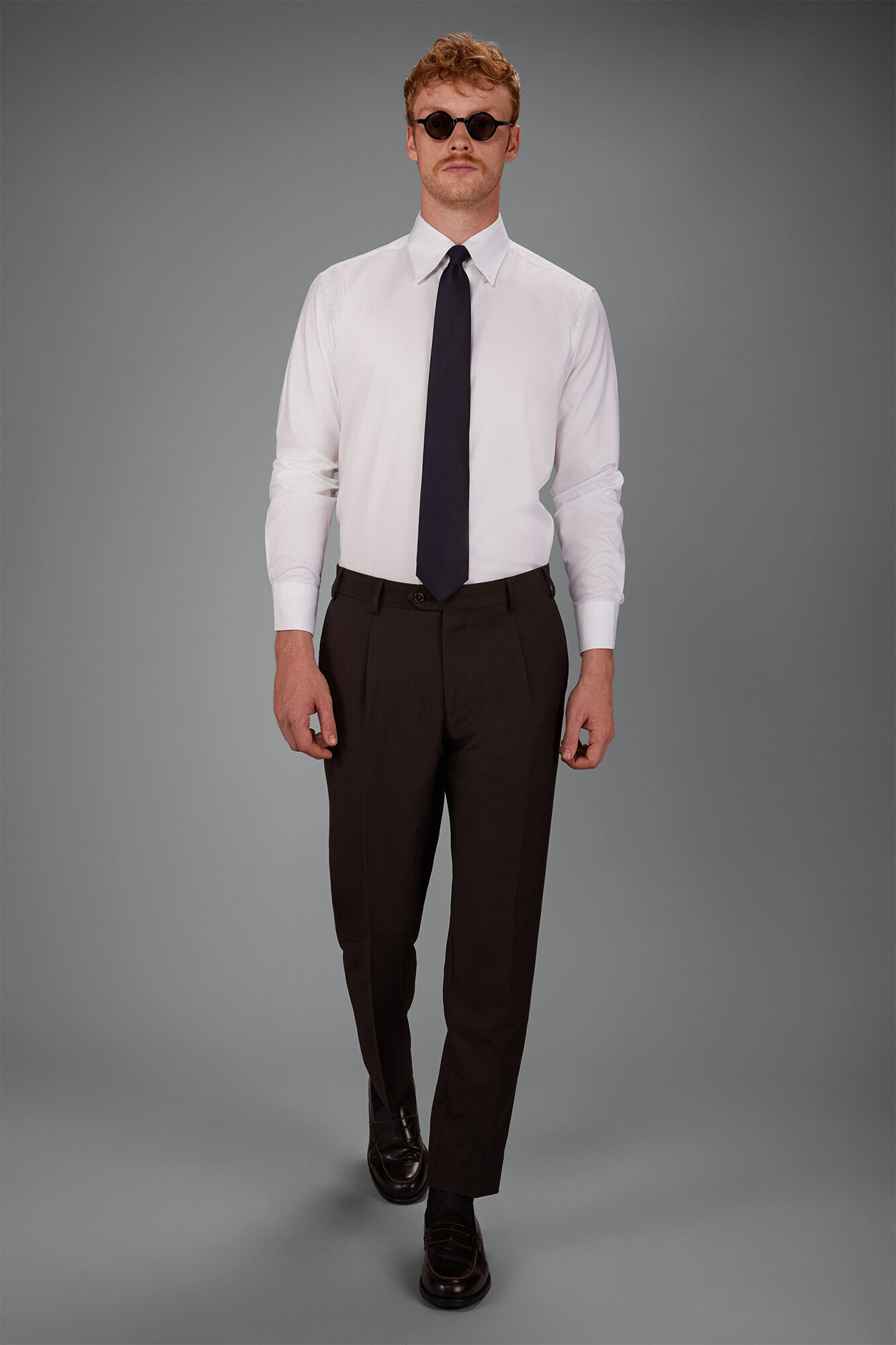 Doppelganger - Camicia uomo in 100% cotone botton down No-stiro Doppelganger - Camicia uomo in 100% cotone botton down No-stiro