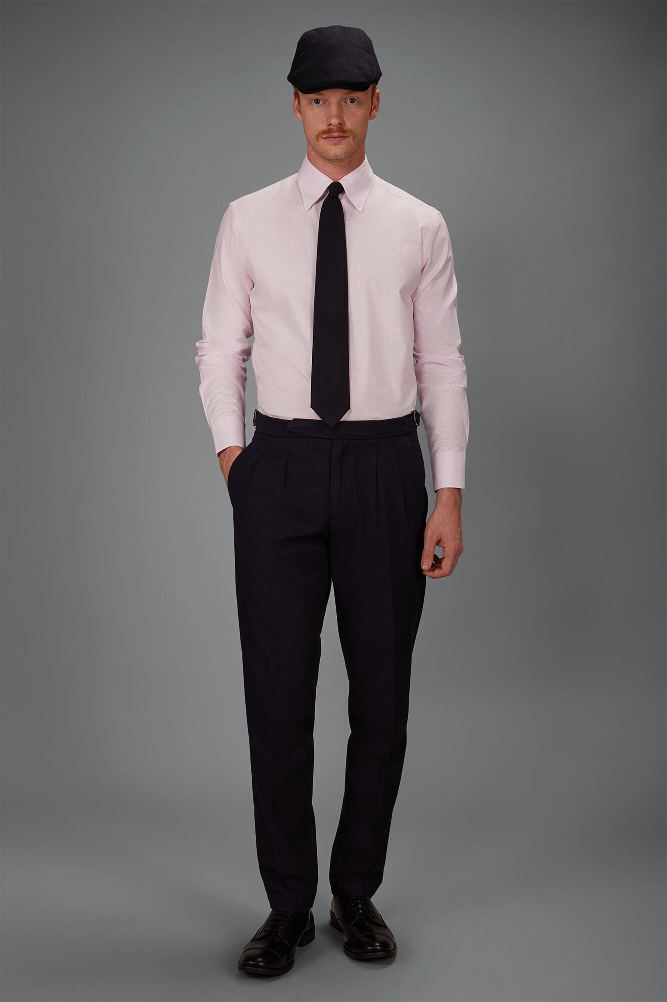 Doppelganger - Camicia uomo in 100% cotone tinto filo vichy regular fit