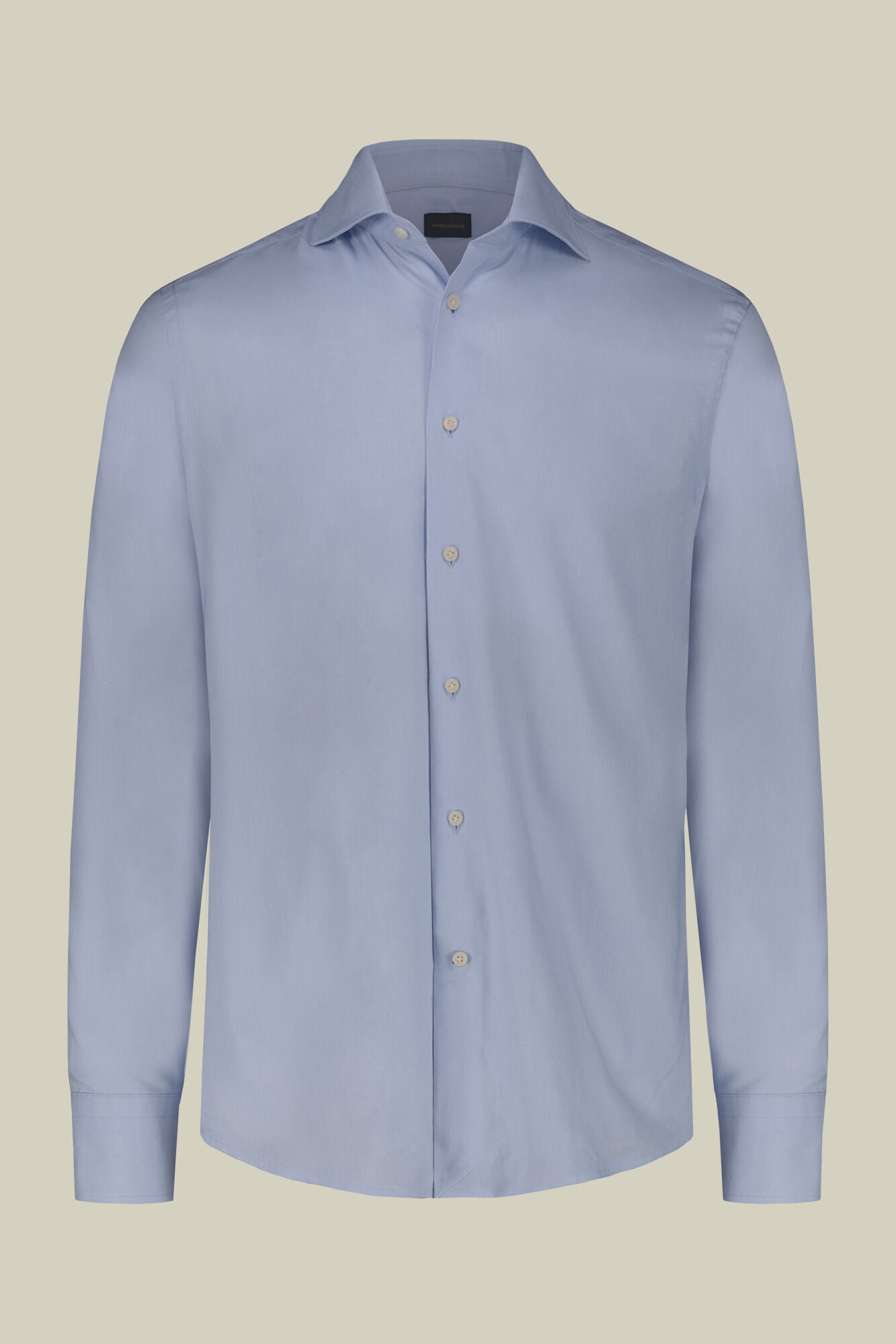 Doppelganger - Camicia uomo in tessuto 100% cotone Oxford leggero tinta unita