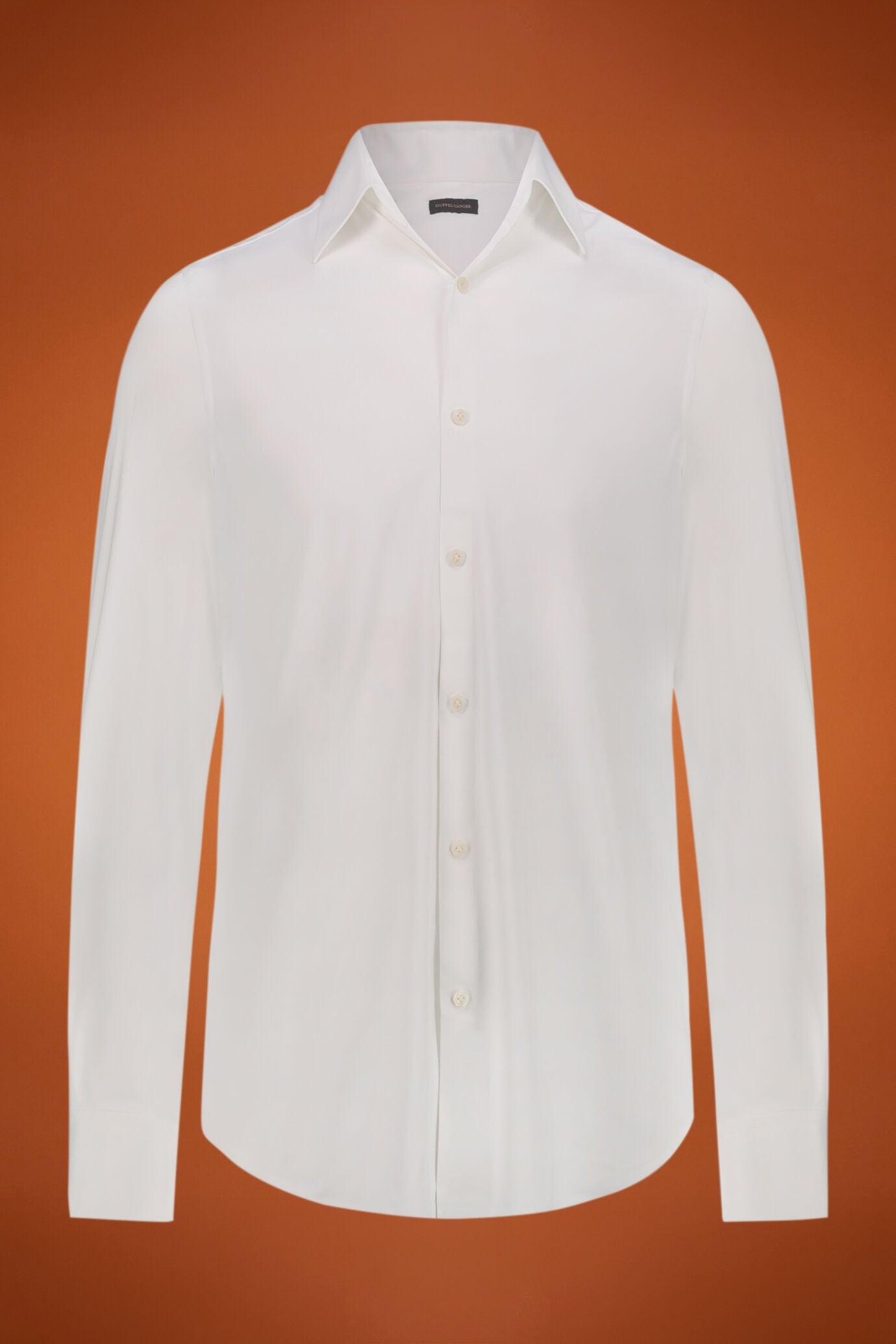 Doppelganger - Camicia uomo termosaldata con collo classico tessuto in nylon tinta unita regular fit Doppelganger - Camicia uomo termosaldata con collo classico tessuto in nylon tinta unita regular fit