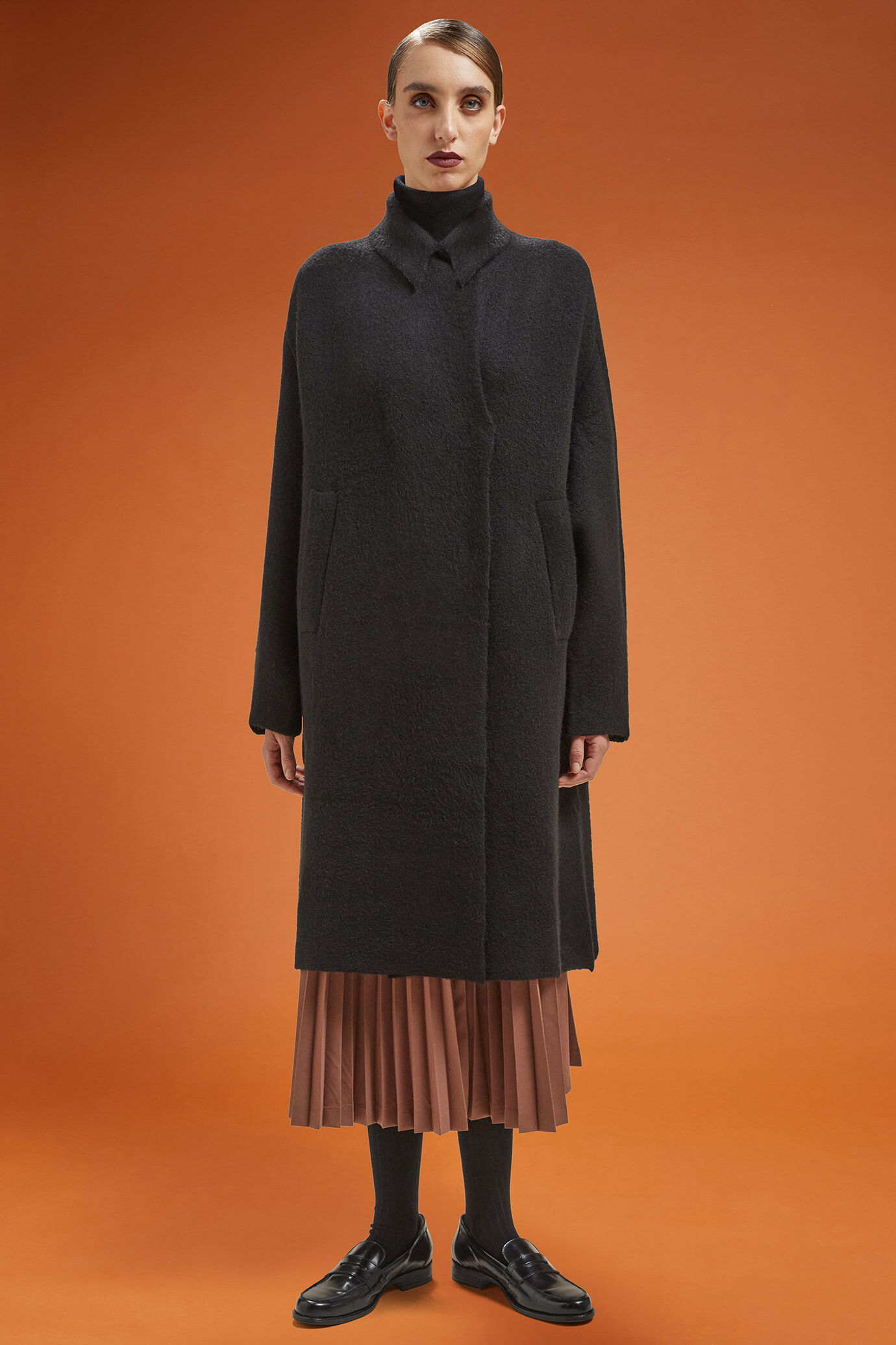 Doppelganger - Cappotto donna in maglia oversize