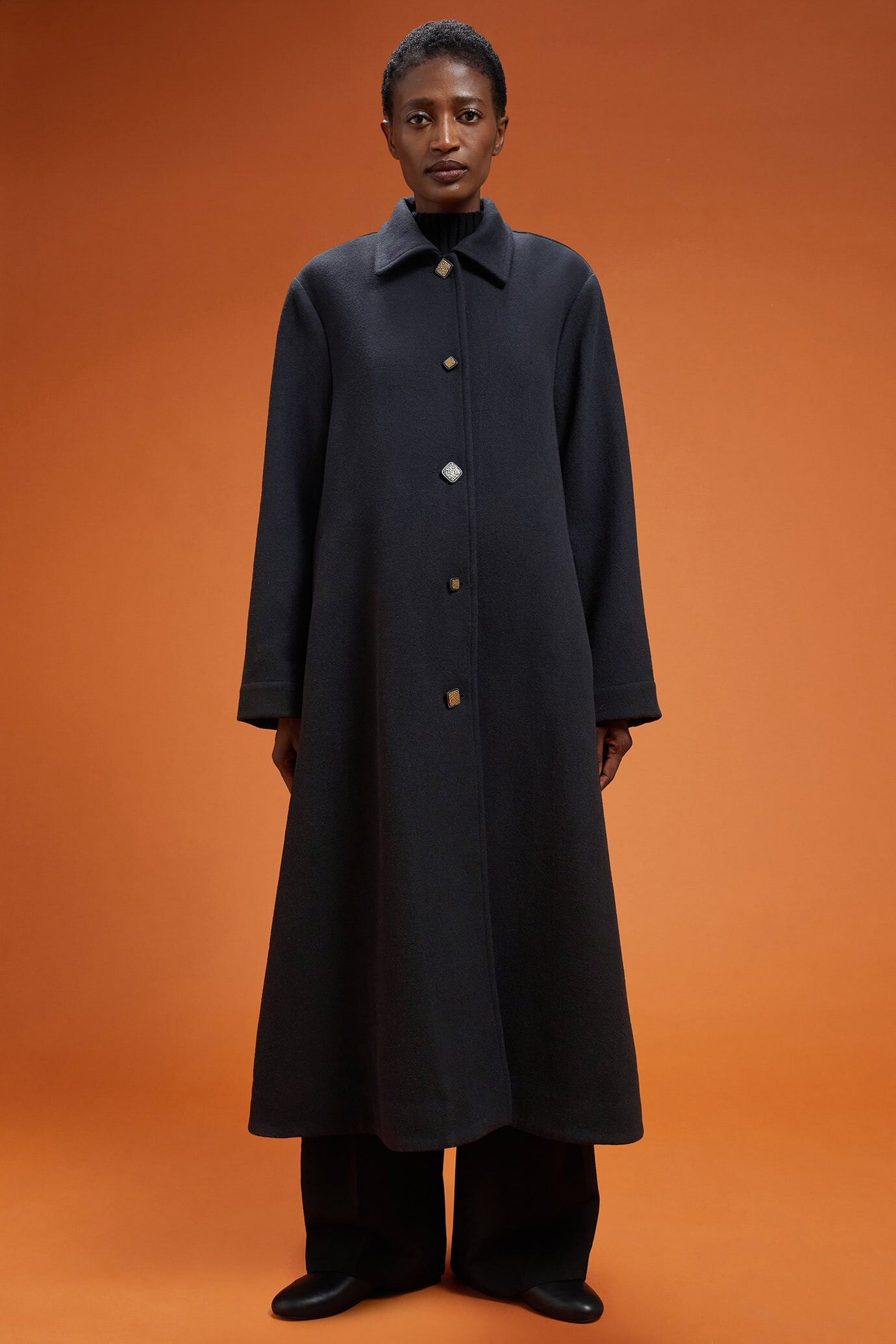 Doppelganger - Cappotto lungo donna sfoderato oversize