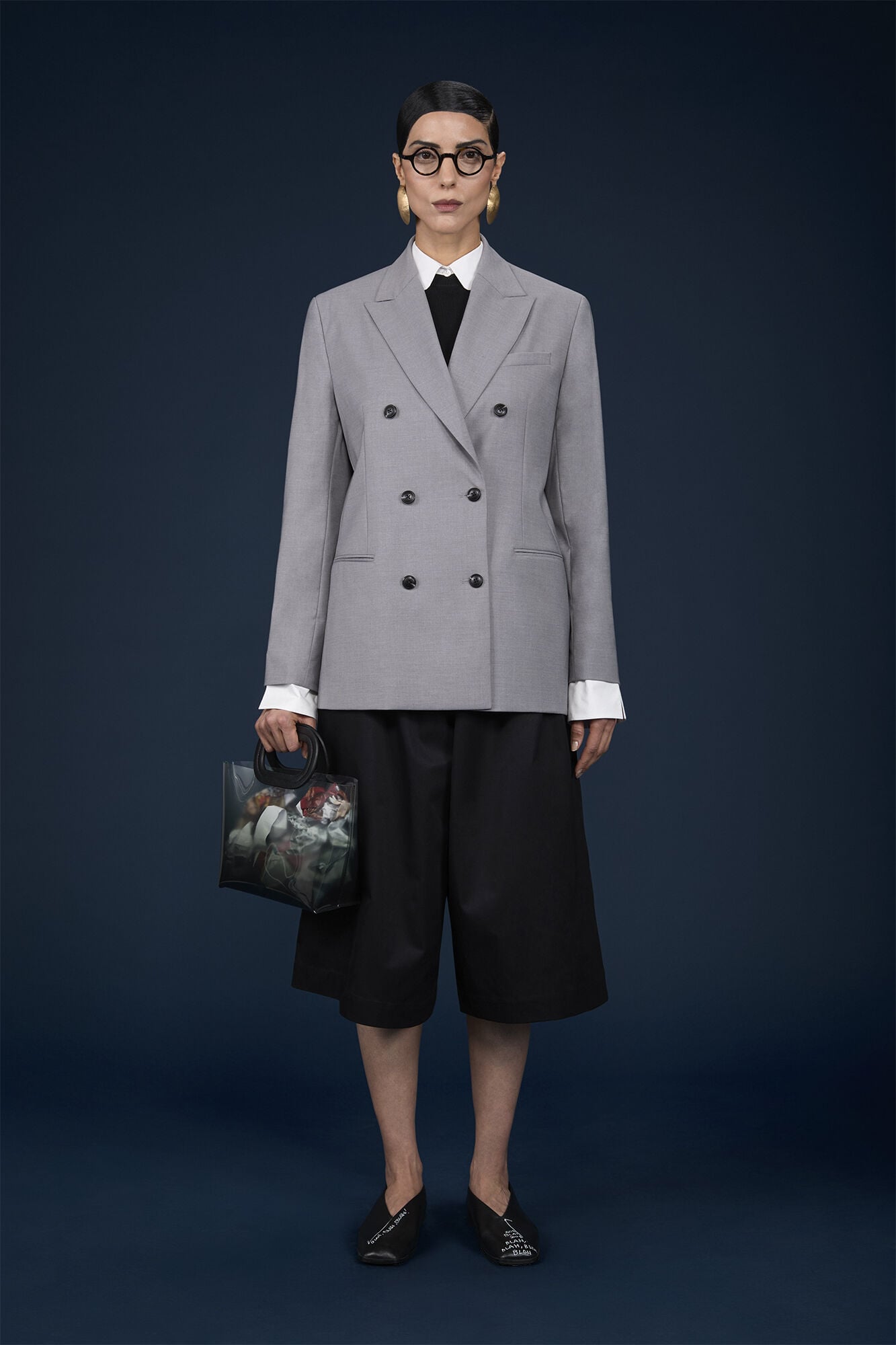 Doppelganger - Giacca donna doppiopetto regular fit