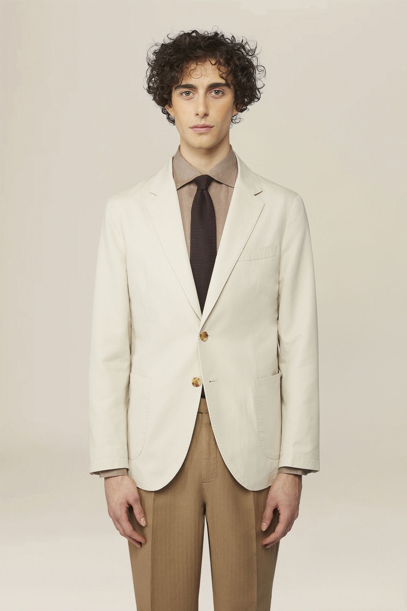 Doppelganger - Giacca uomo in tessuto twill misto lino e cotone Doppelganger - Giacca uomo in tessuto twill misto lino e cotone