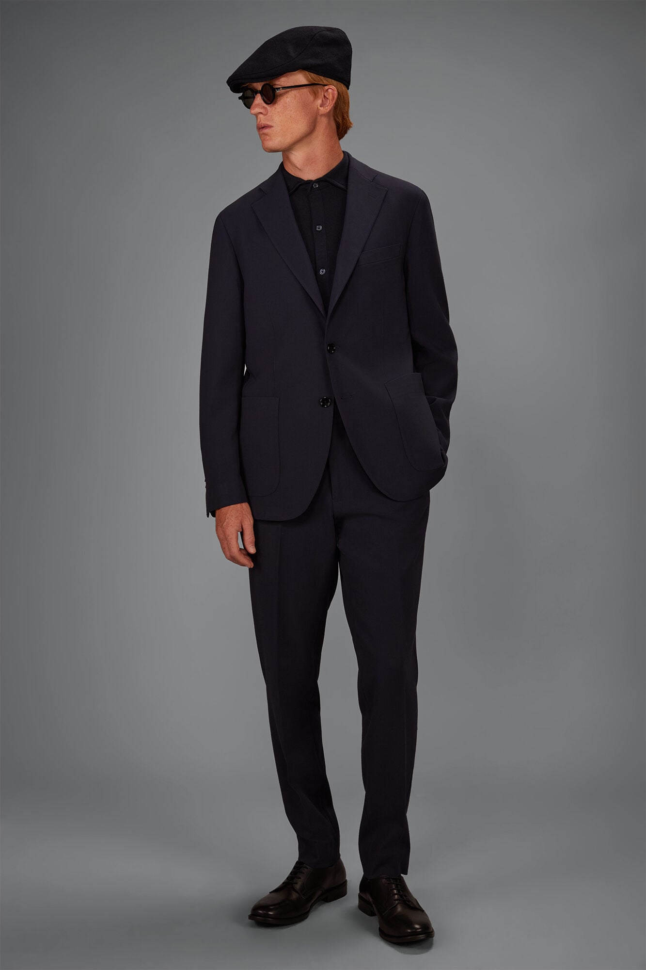 Doppelganger - Giacca uomo monopetto sfoderata in jersey regular fit