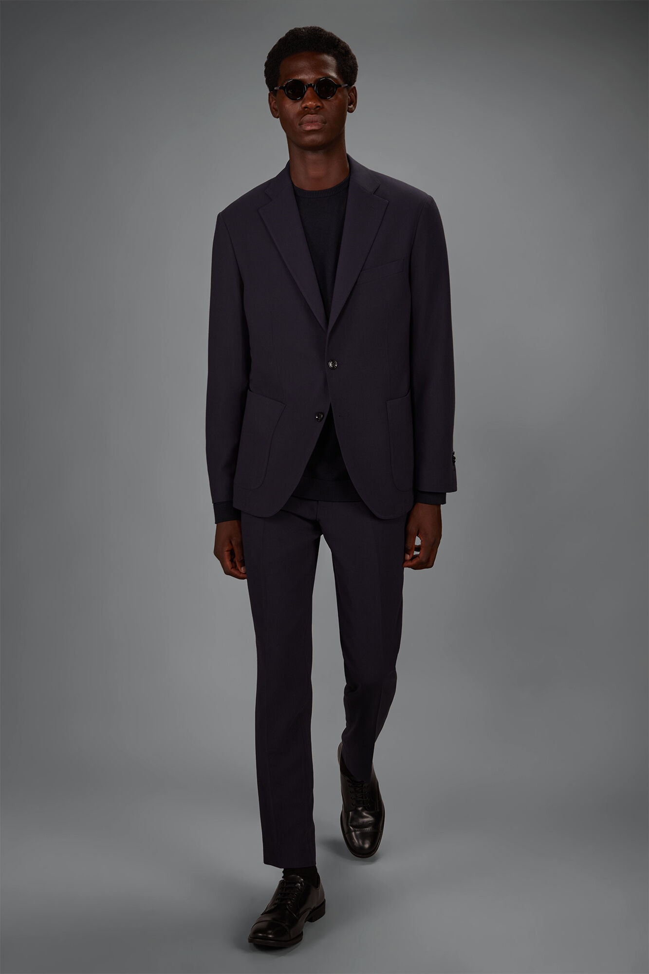 Doppelganger - Giacca uomo monopetto sfoderata in jersey regular fit