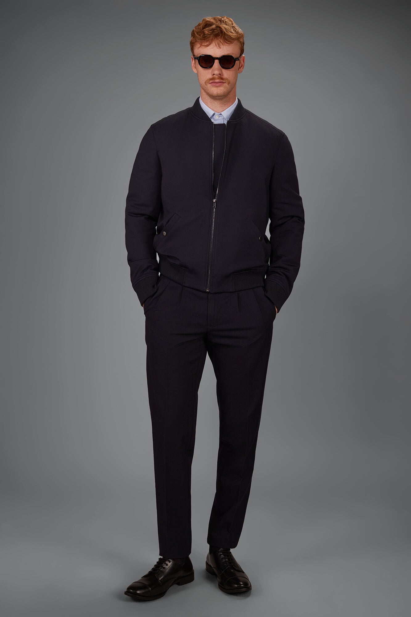 Doppelganger - Giubbotto uomo bomber in jersey comfort fit