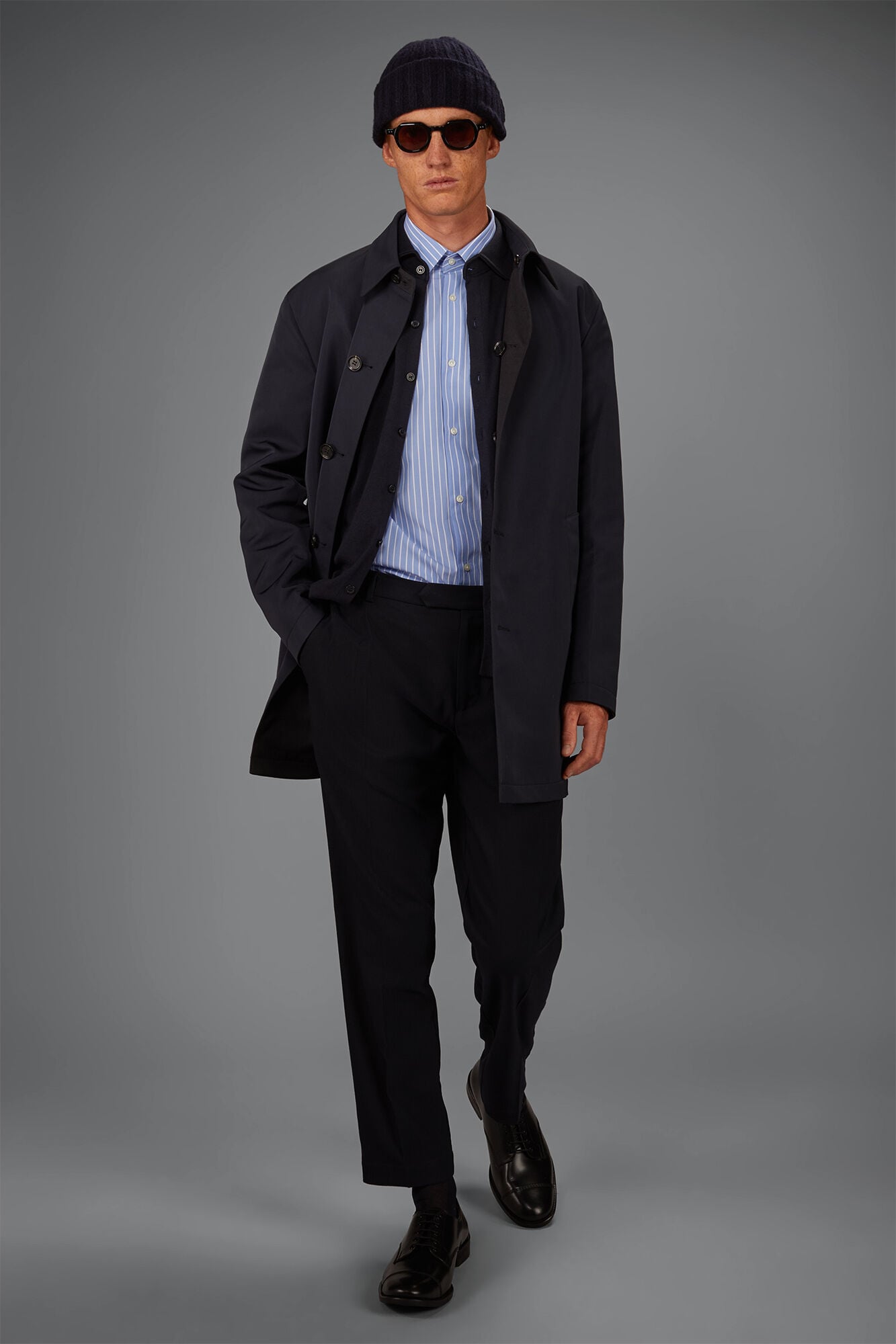 Doppelganger - Impermeabile uomo reversibile regular fit