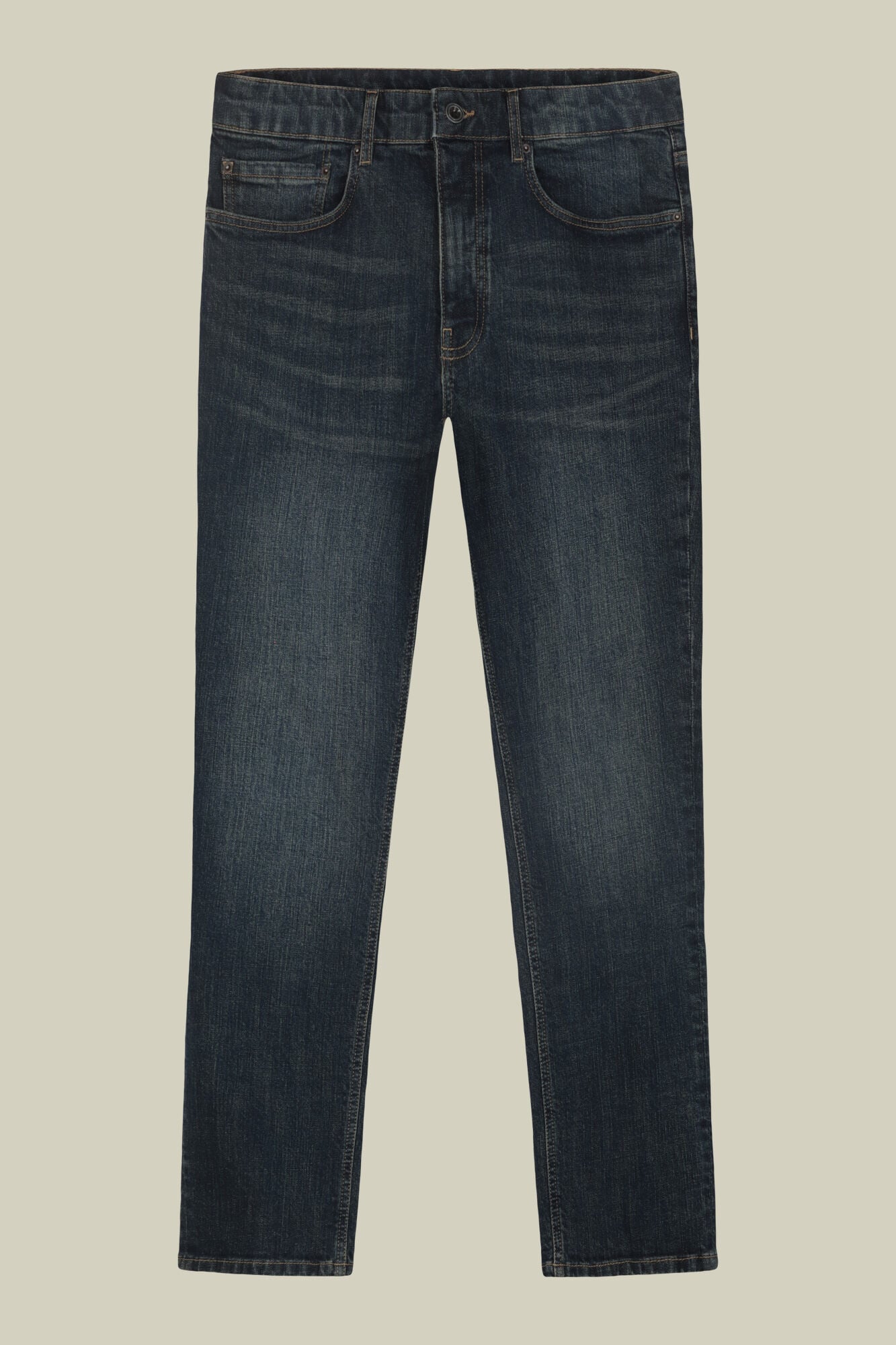 Doppelganger - Jeans uomo 5 tasche denim medio