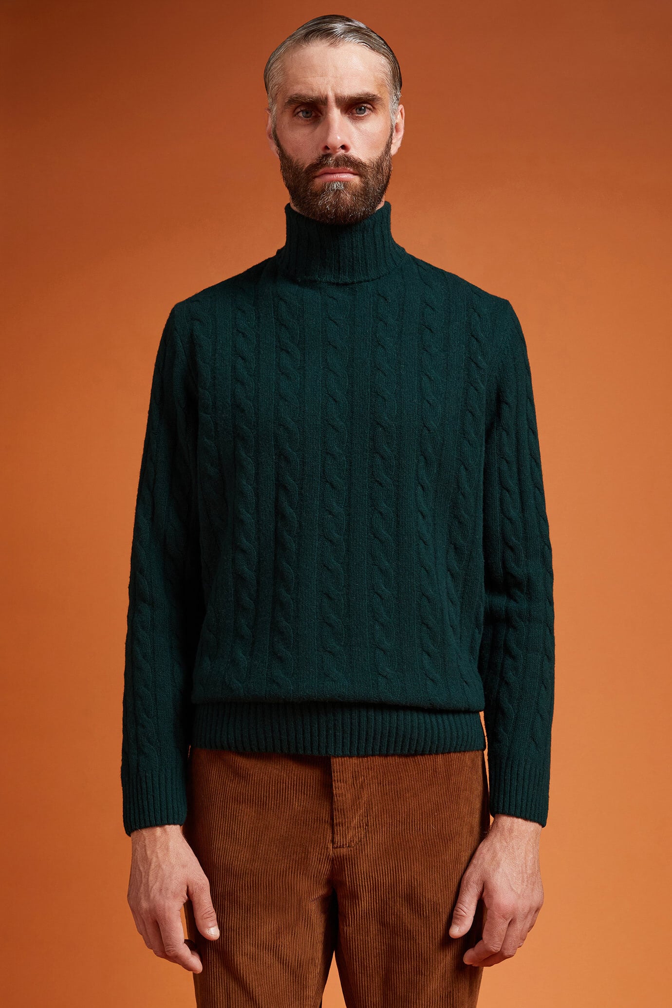 Doppelganger - Maglia uomo collo alto misto lana lambswool regular fit Doppelganger - Maglia uomo collo alto misto lana lambswool regular fit