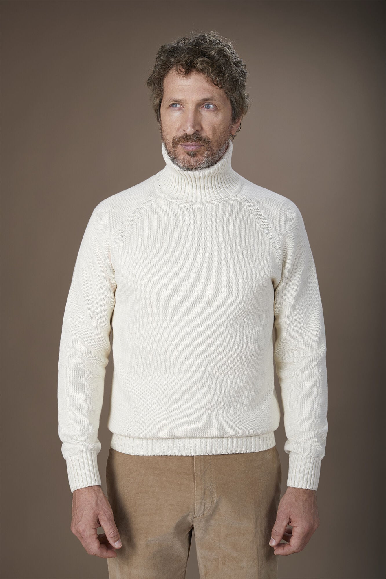 Doppelganger - Maglia uomo dolcevita 100% cotone regular fit