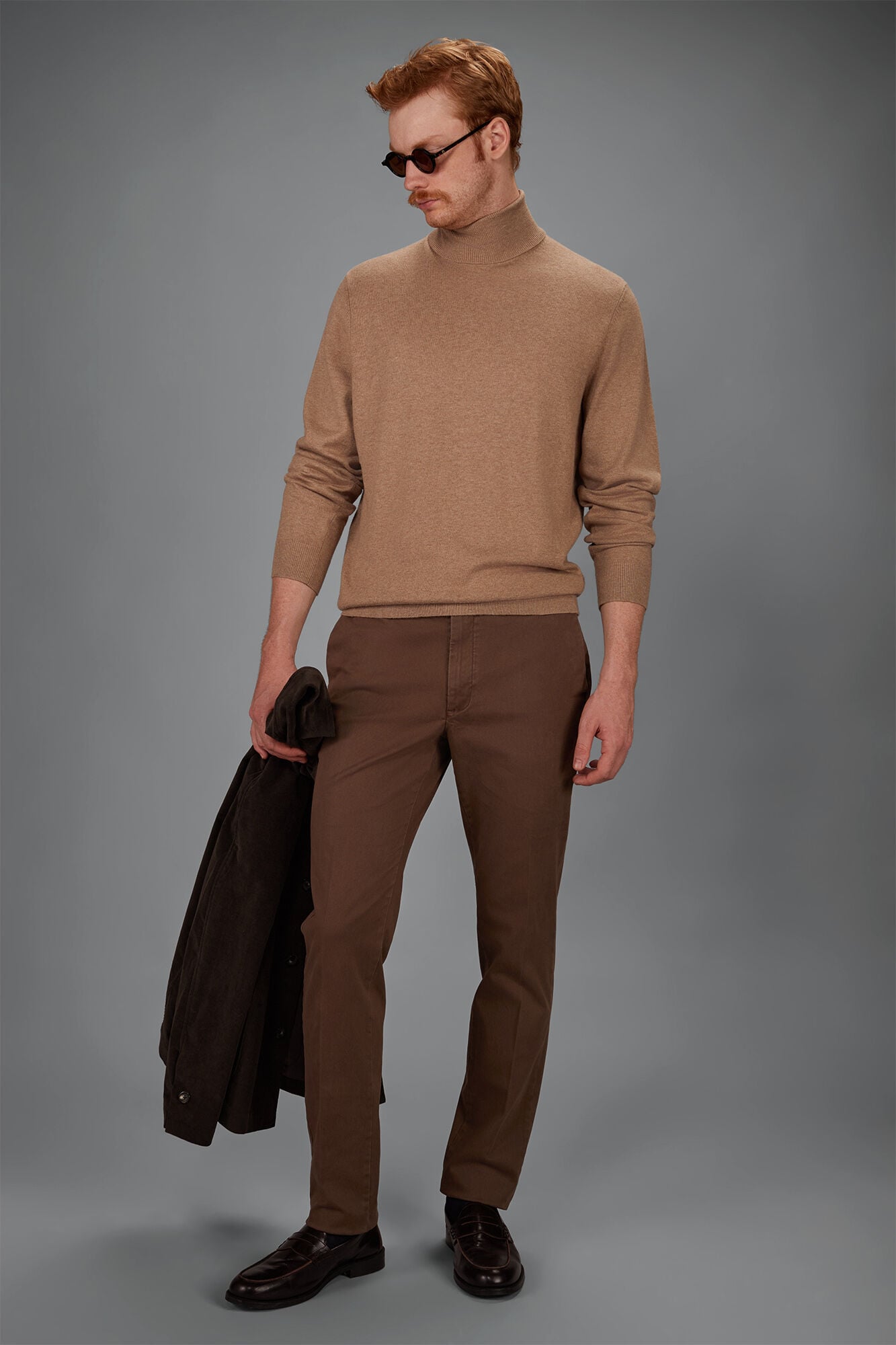 Doppelganger - Maglia uomo dolcevita in misto lana e cotone regular fit Doppelganger - Maglia uomo dolcevita in misto lana e cotone regular fit