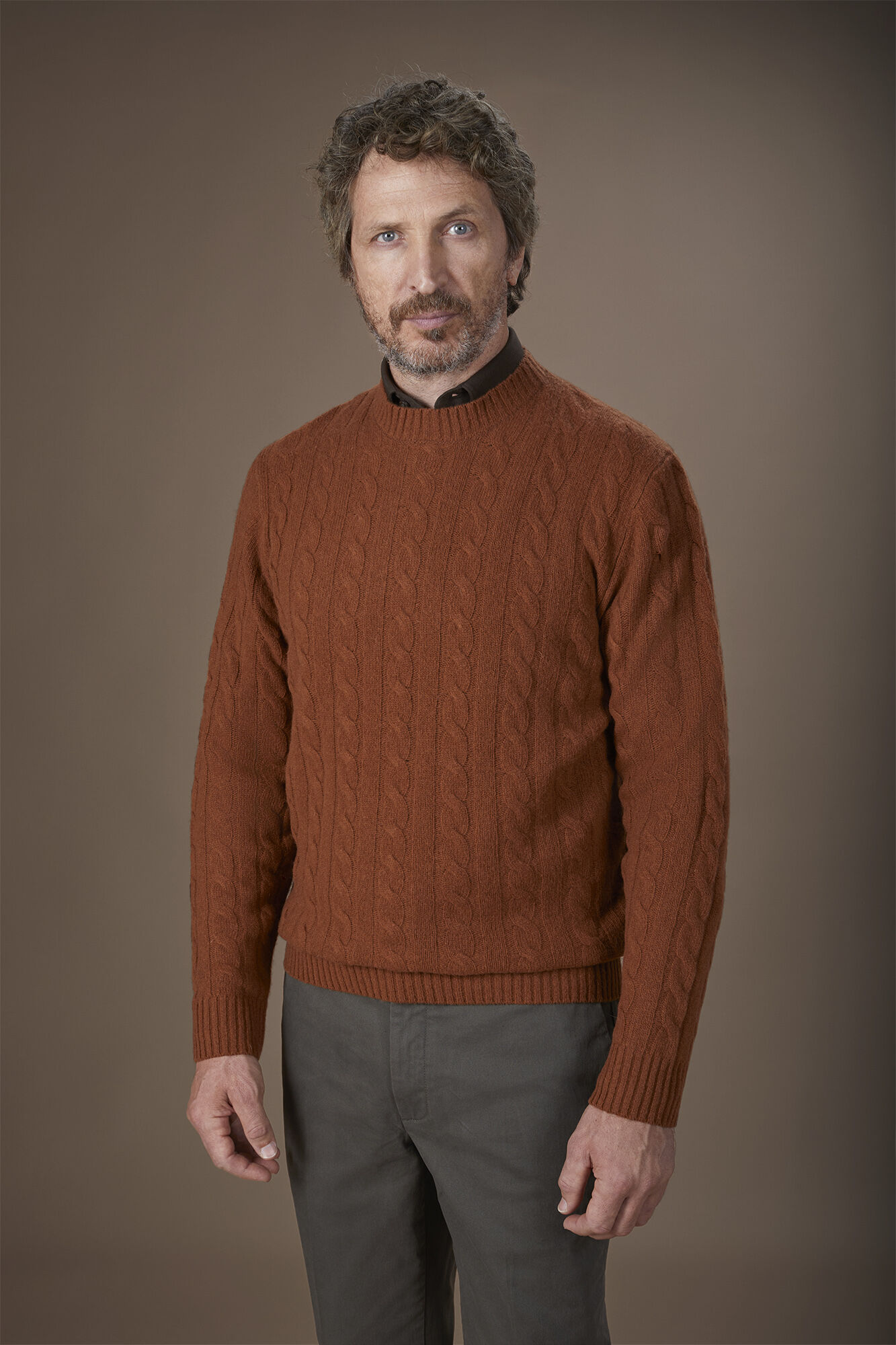 Doppelganger - Maglia uomo girocollo lambswool regular fit
