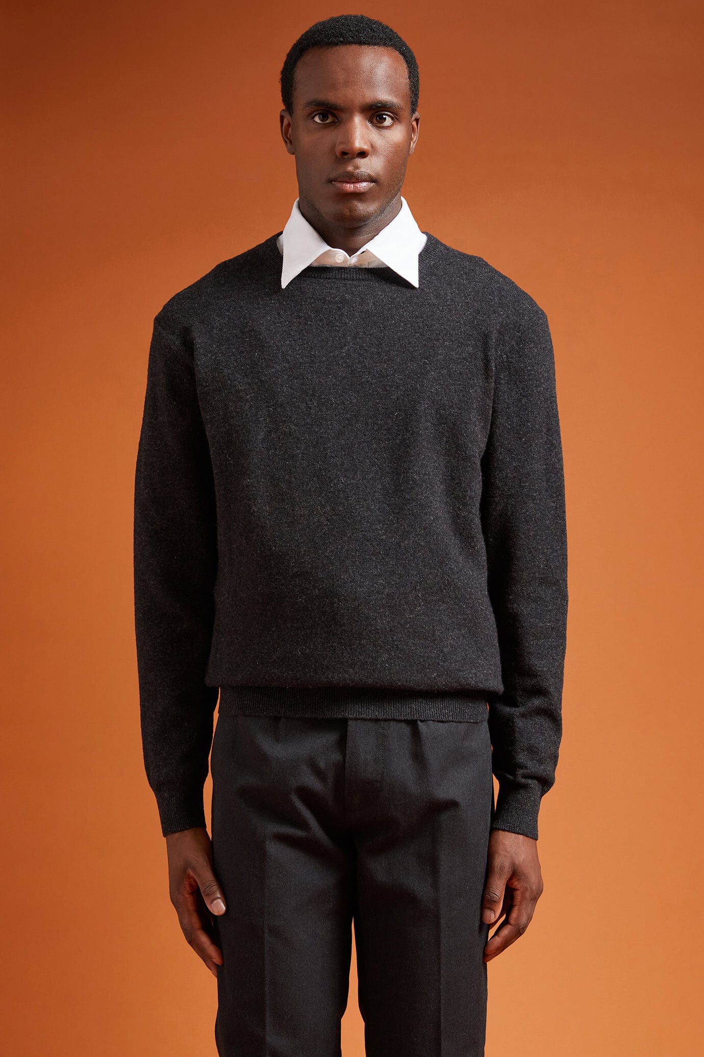 Doppelganger - Maglia uomo girocollo misto lana lambswool regular fit Doppelganger - Maglia uomo girocollo misto lana lambswool regular fit