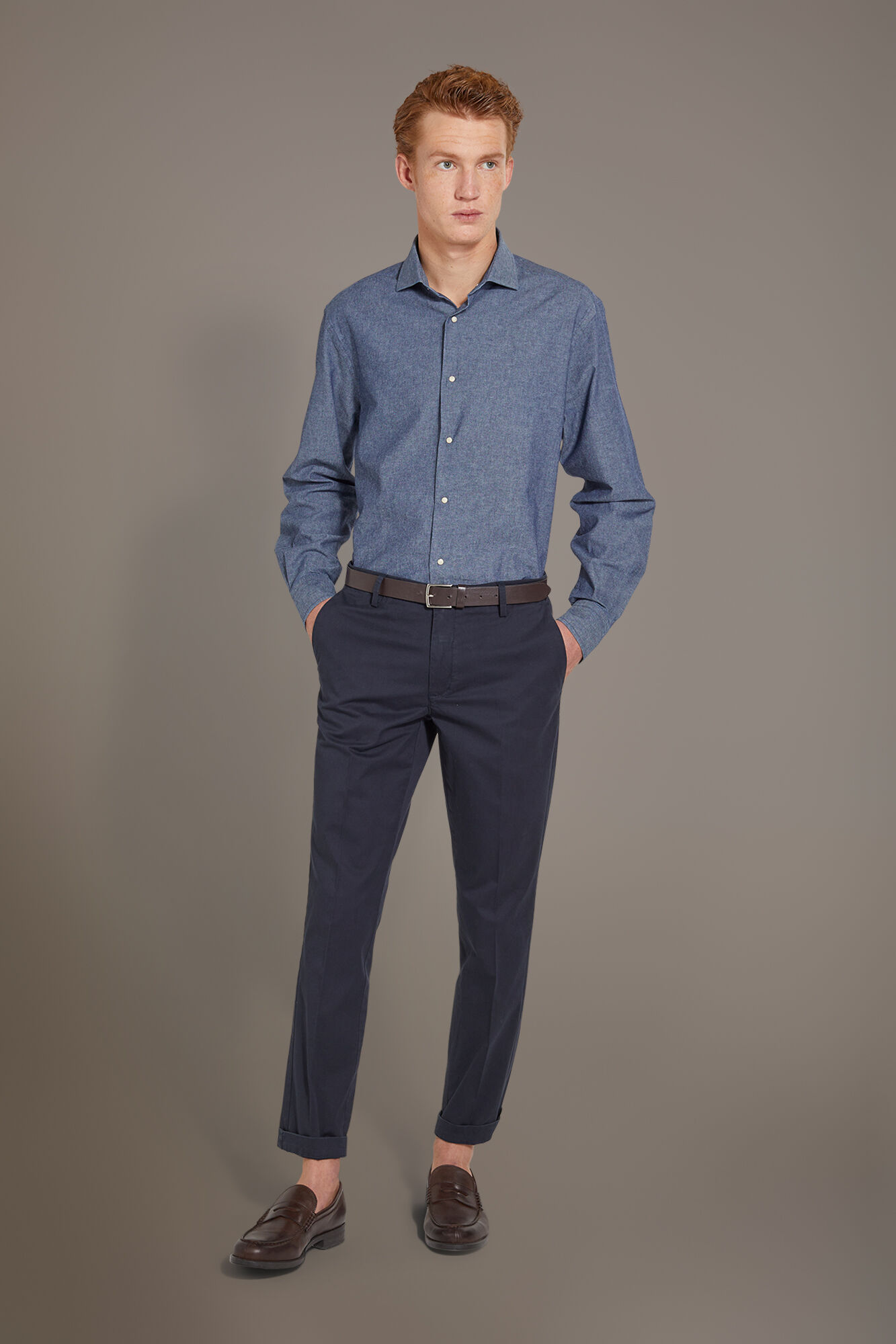 Doppelganger - Pantalone chino classico uomo Doppelganger - Pantalone chino classico uomo