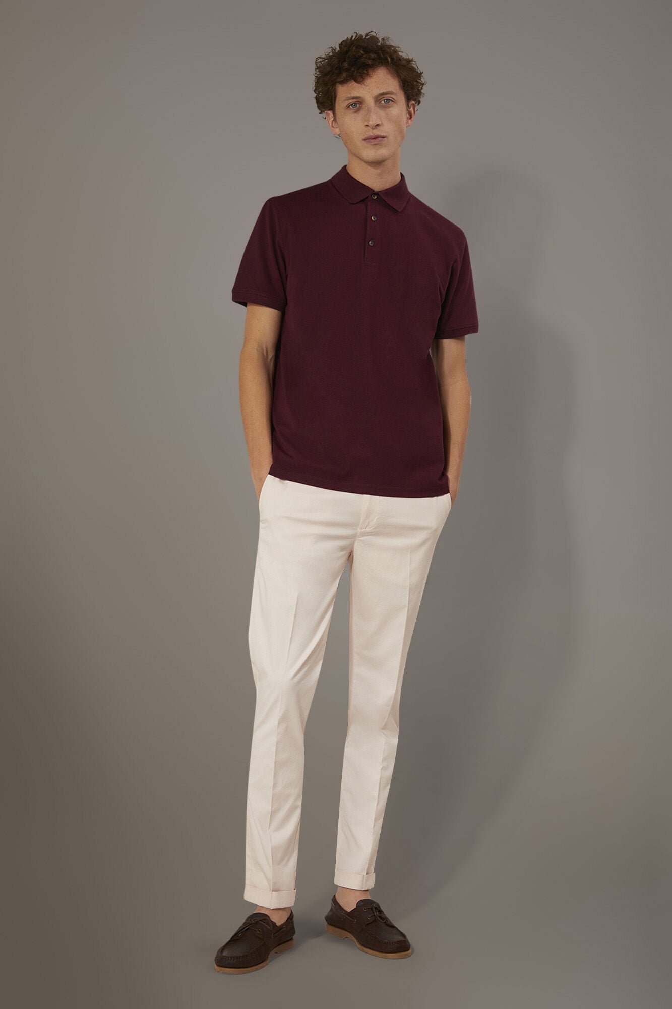Doppelganger - Pantalone chino regular fit costruzione twill