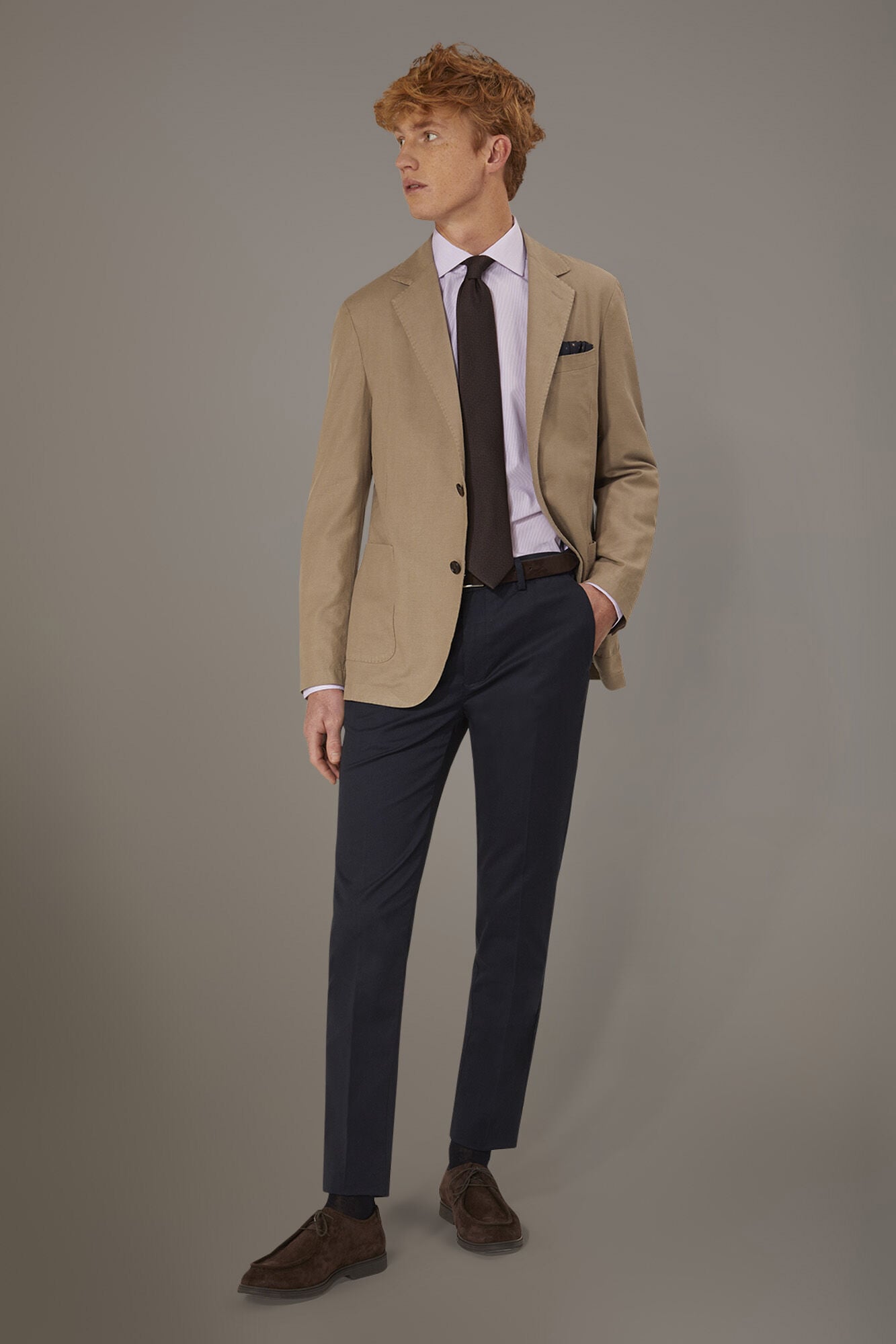 Doppelganger - Pantalone chino regular fit costruzione twill