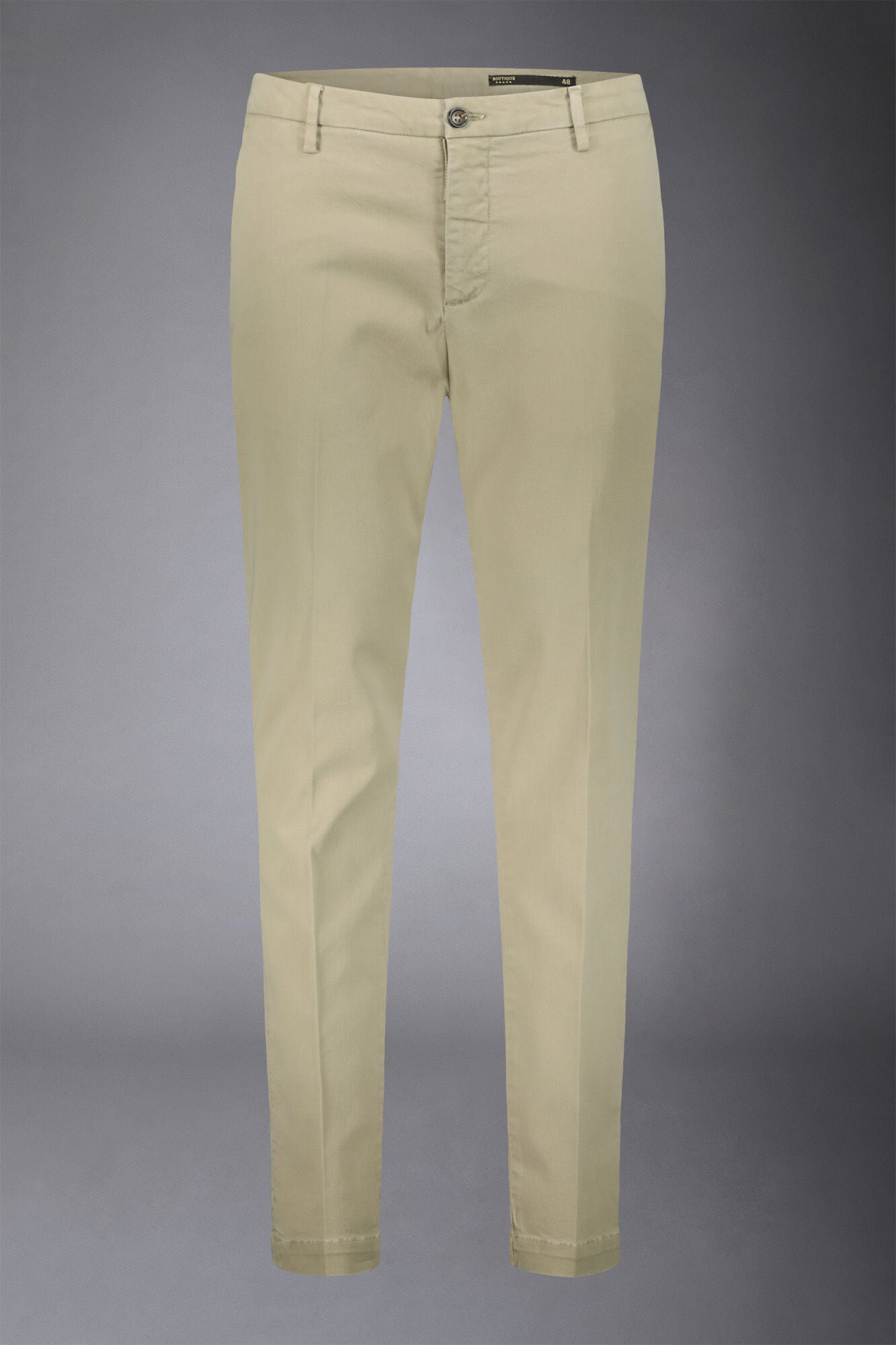 Doppelganger - Pantalone chino uomo classico regular fit tessuto twill elasticizzato