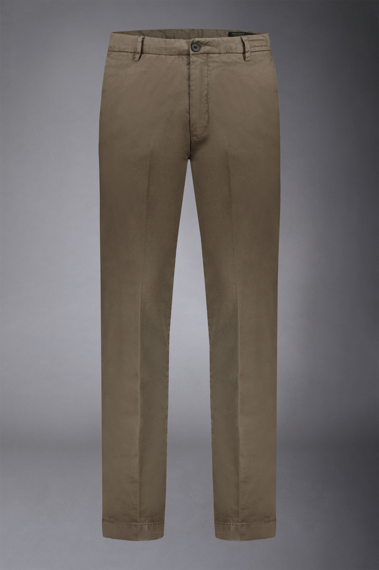 Doppelganger - Pantalone chino uomo classico regular fit tessuto twill elasticizzato