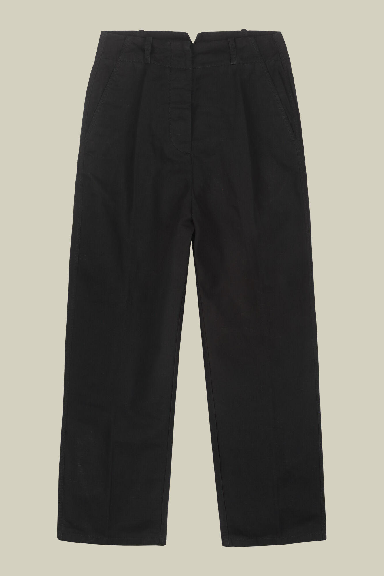Doppelganger - Pantalone donna modello carrot misto lino e cotone Doppelganger - Pantalone donna modello carrot misto lino e cotone