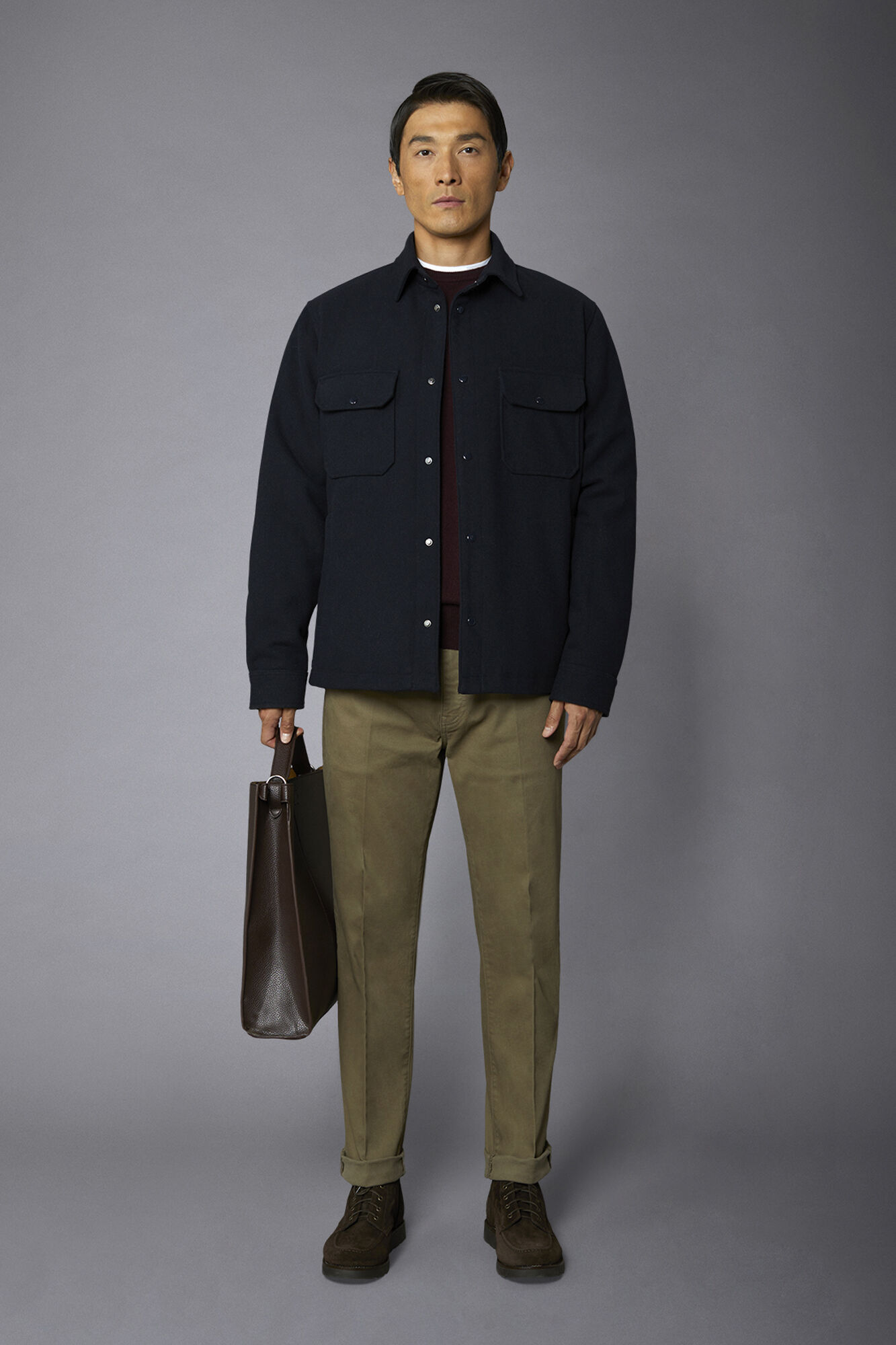 Doppelganger - Pantalone uomo 5 tasche tessuto twill lavato regular fit Doppelganger - Pantalone uomo 5 tasche tessuto twill lavato regular fit
