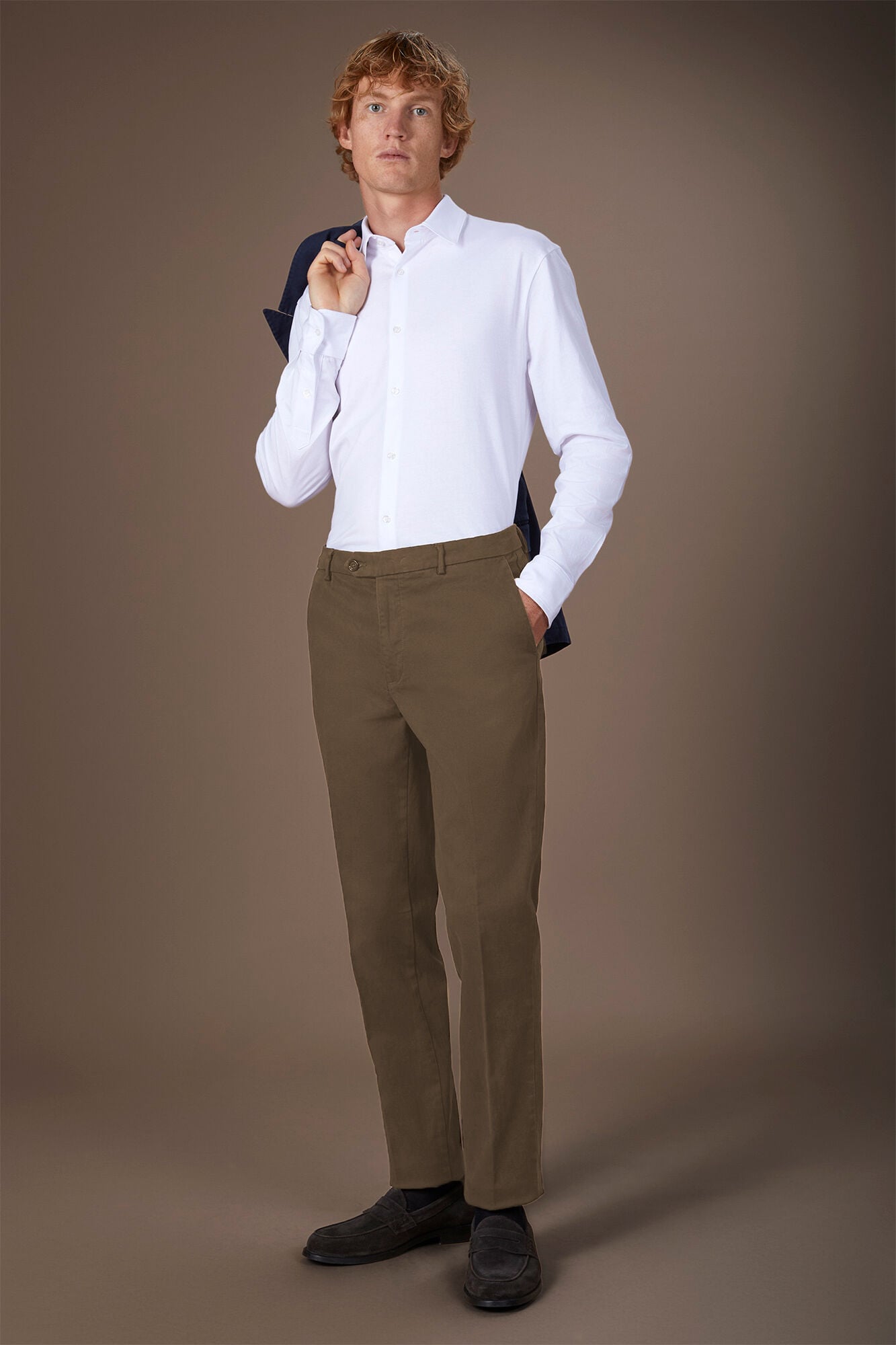 Doppelganger - Pantalone uomo chino regular fit
