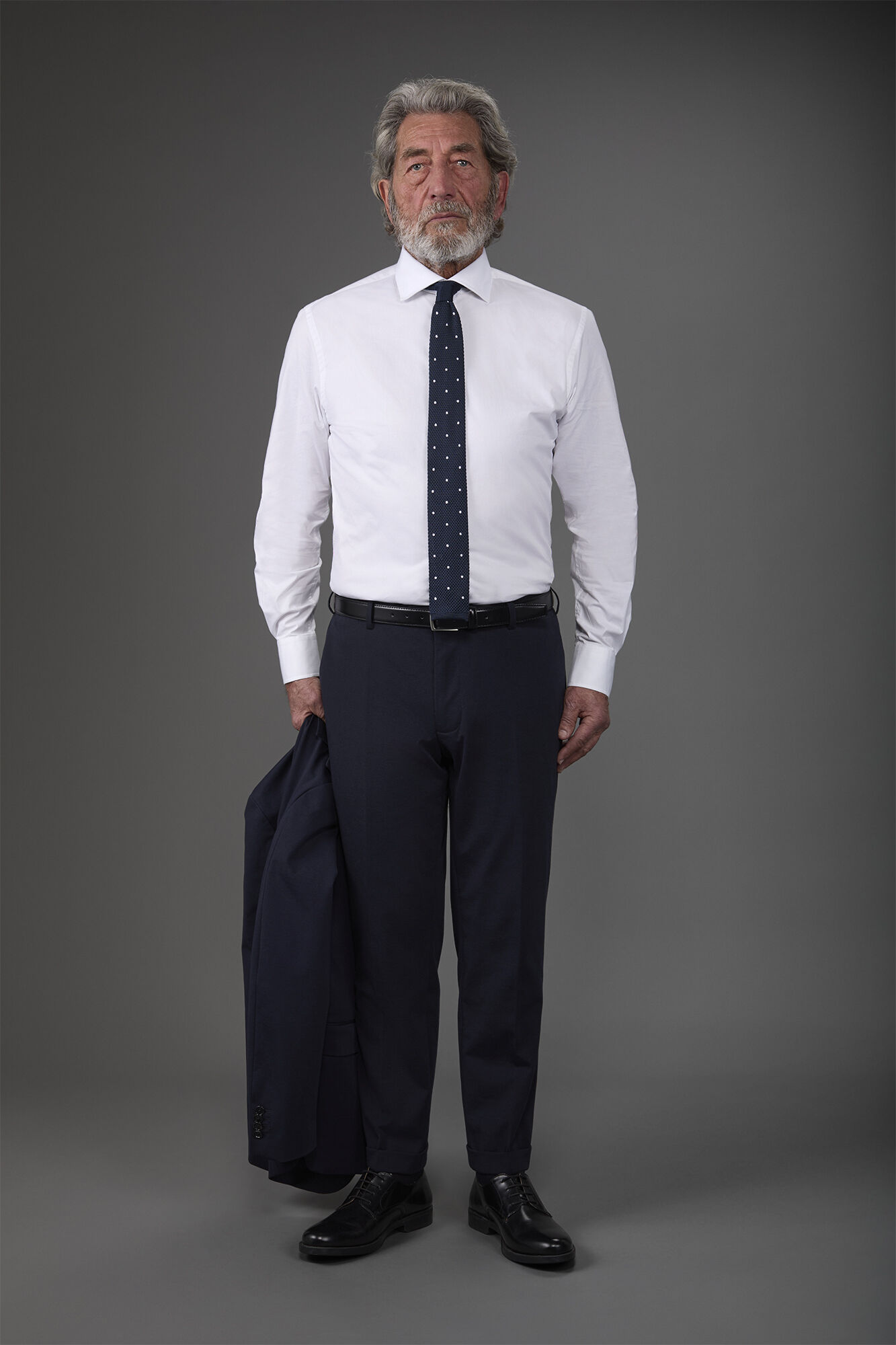 Doppelganger - Pantalone uomo in jersey senza pinces