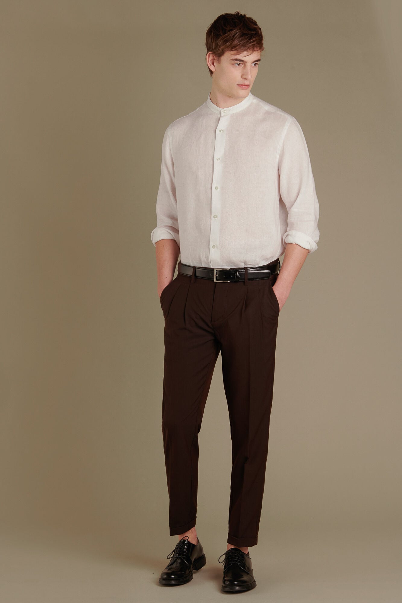 Doppelganger - Pantaloni uomo con doppia pince