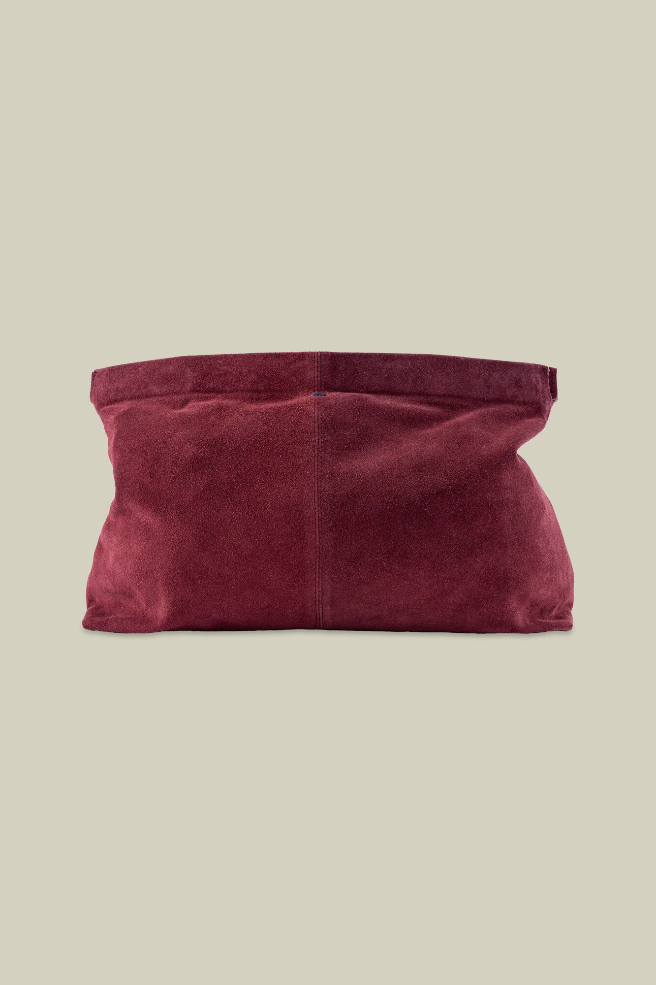 Doppelganger - Pochette uomo in vera pelle effetto camoscio