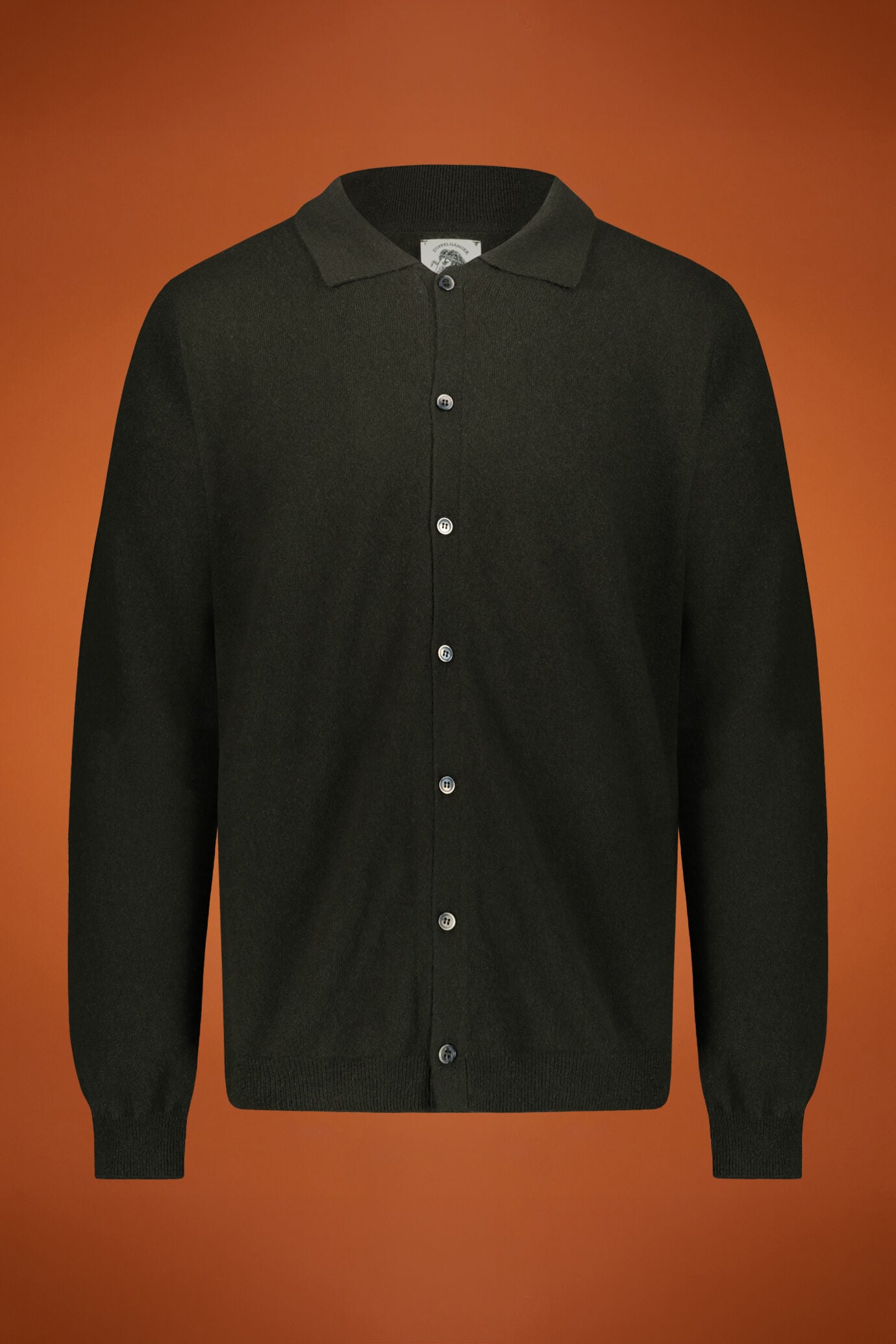 Doppelganger - Polo camicia genderless 100% cachemire regular fit