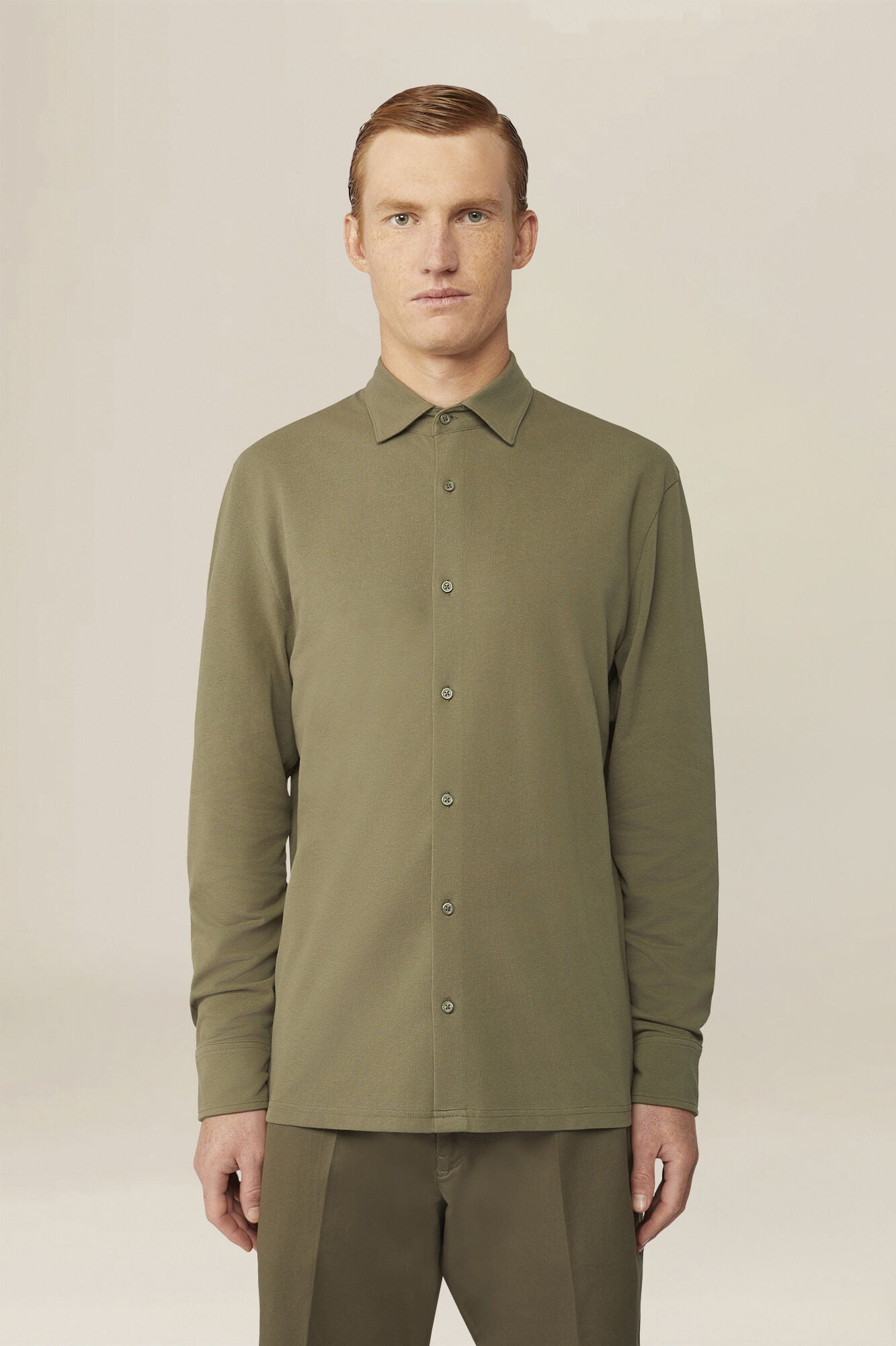 Doppelganger - Polo-camicia uomo in 100% cotone regular fit