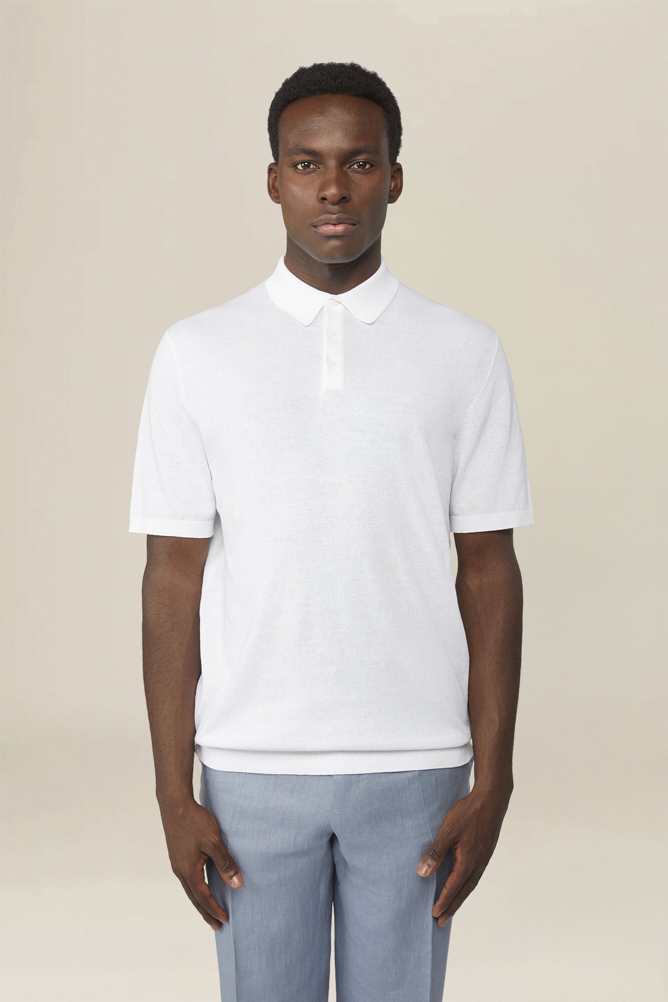 Doppelganger - Polo uomo a maglia in 100% cotone regular fit