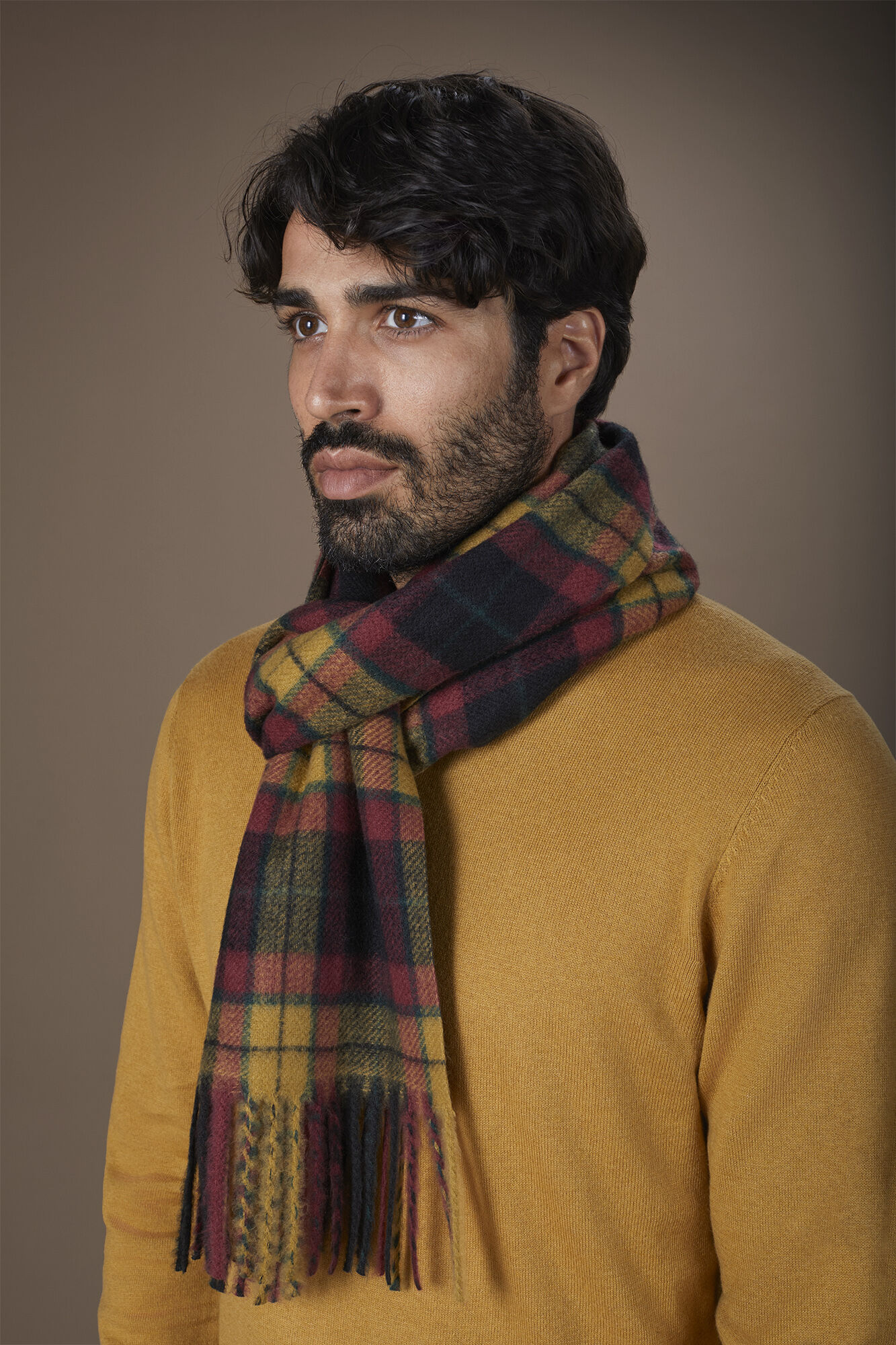 Doppelganger - Sciarpa uomo fantasia tartan